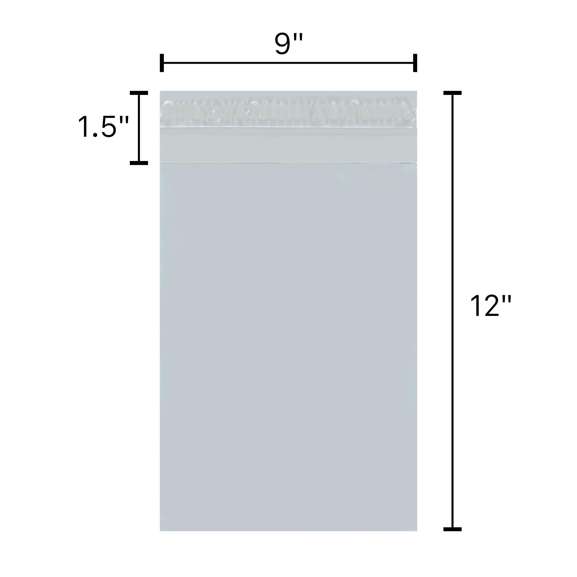 9 x 12 Inch 1000 Count Polymailer Shipping Bags - Self Sealing Waterproof Plastic Mailing Envelopes for Ecommerce, Amazon FBA, eBay & Online Stores - Durable Package Mailers for Clothing, Books & Small Items