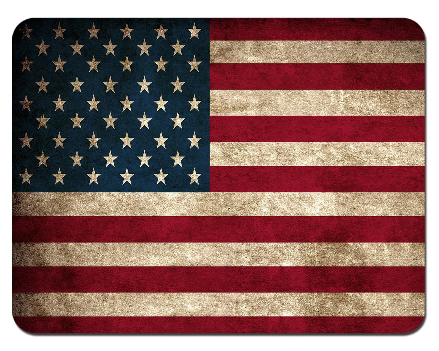 Non-Slip Gaming Mouse Pad with Smooth Surface for Precise Control - 9.5x7.9 Inch USA Flag Design - Perfect for PC, Laptop & Office Work - Ideal for Gamers, Professionals & Home Office Use