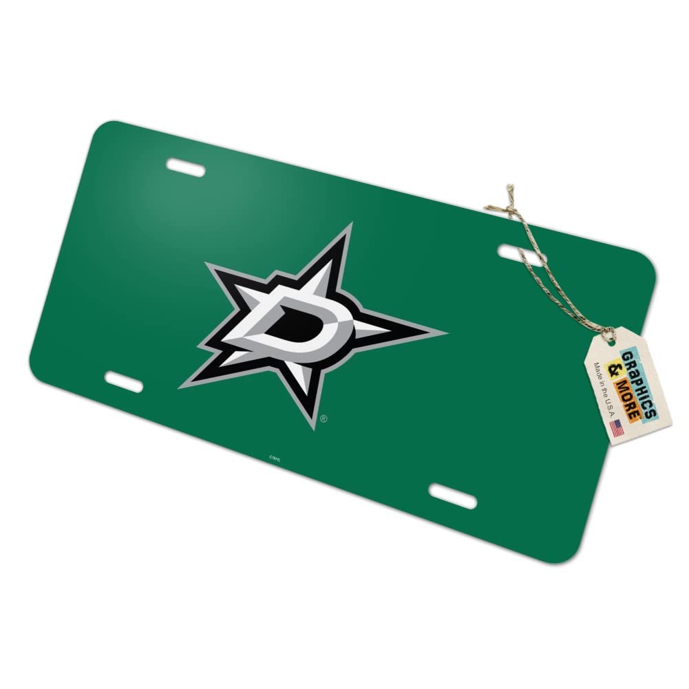 Dallas Stars Logo Metal Vanity License Plate - Custom Car Tag for Trucks, SUVs & Vehicles - Perfect for Sports Fans & Tailgating Parties