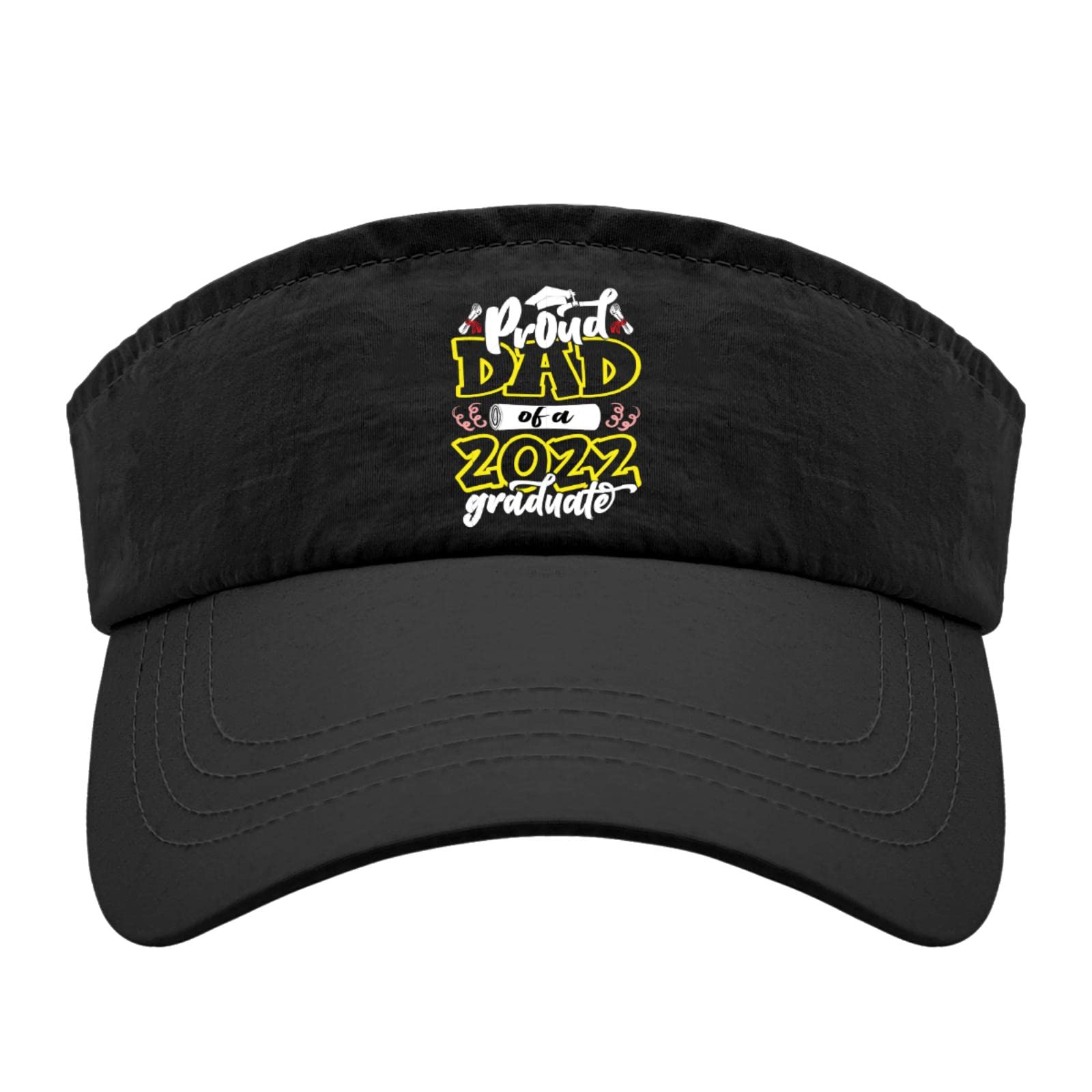 ROUN Visor Class of 2022 Caps - Adjustable Packable Golf Hats for Men & Women | Perfect for Golf, Beach, Outdoor Sports & Graduation Celebrations