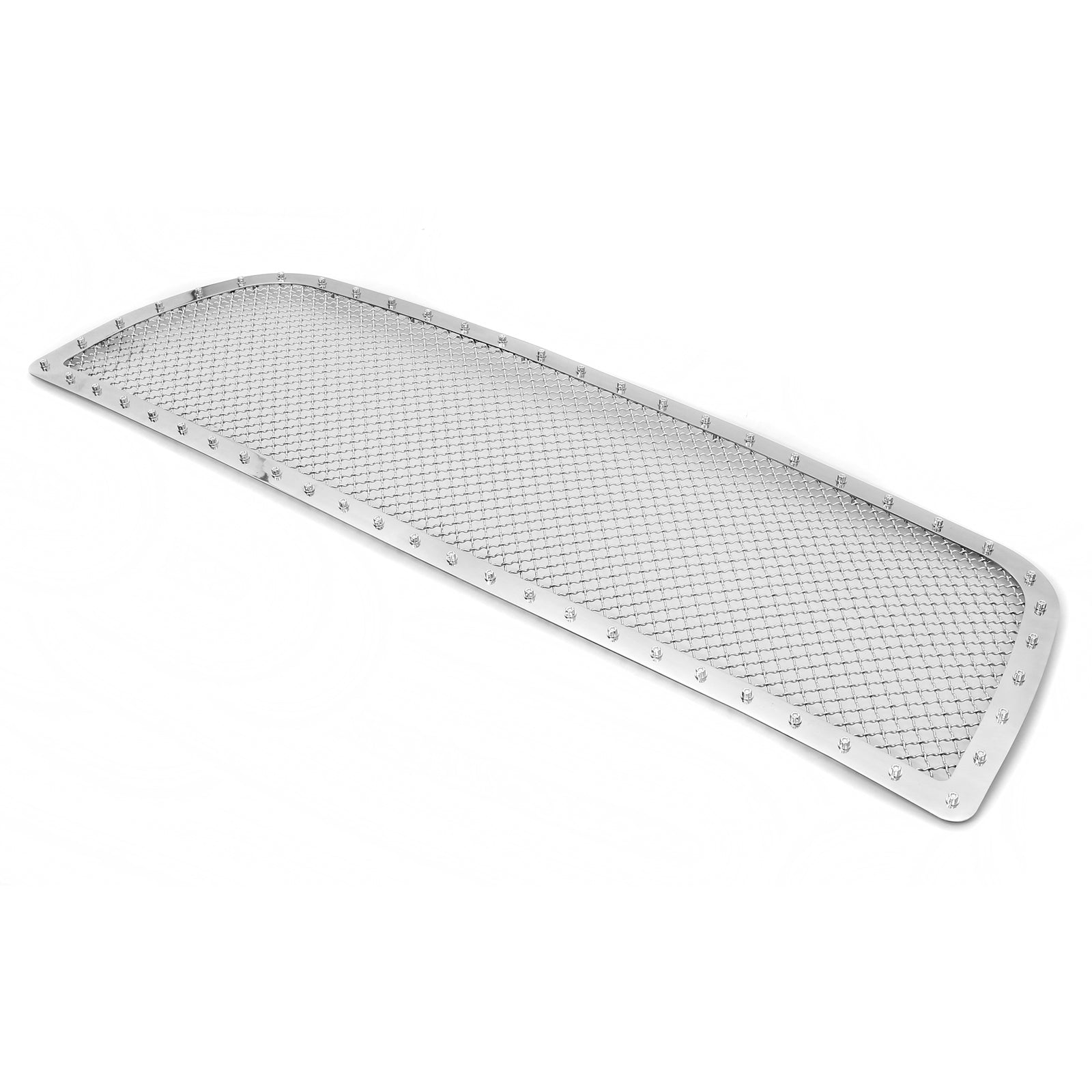APS Black Stainless Steel Upper Rivet Grille (2.5mm Wire) for 2013-2018 Ram 2500 & 3500 Pickup Trucks - Heavy Duty Protection & Custom Style Upgrade for Off-Road & Daily Driving