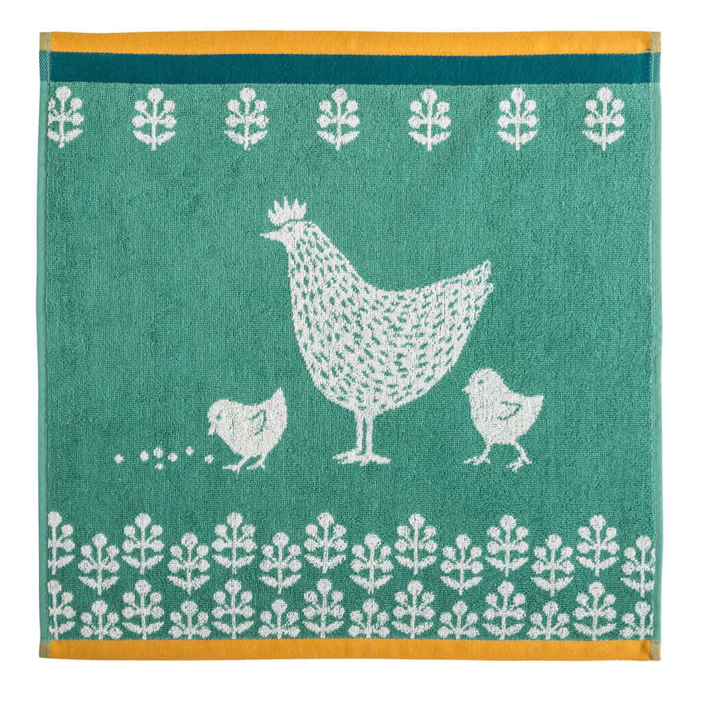 Premium Coucke Terry Square Cotton Towel - Soft & Absorbent Kitchen & Bath Towel for Spa, Gym, and Home Use
