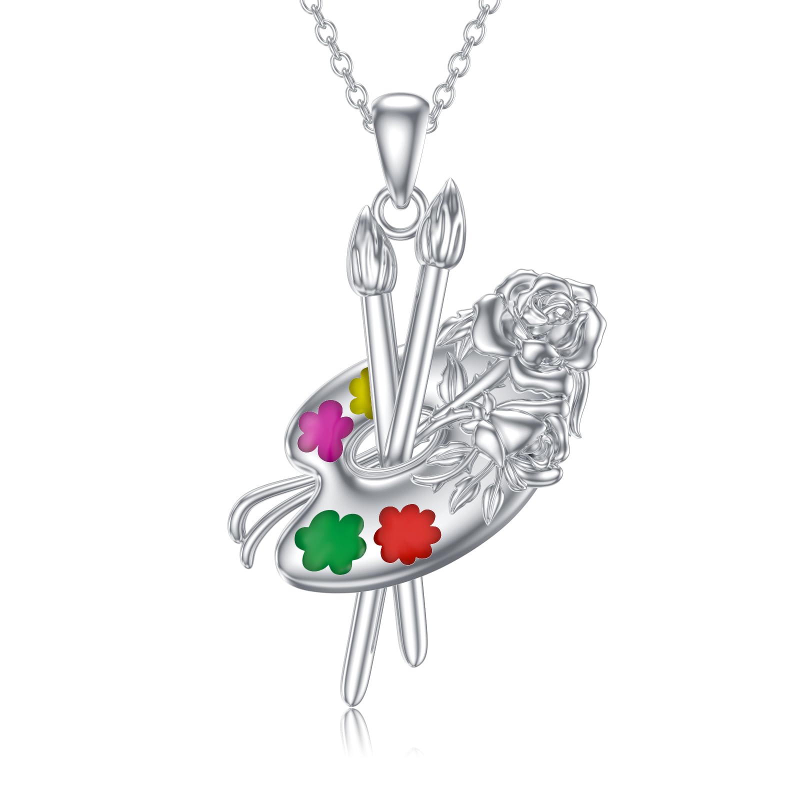 925 Sterling Silver Inspirational Graduation Necklace - Nurse/Artist/Chemist/Anchor Compass Pendant Jewelry for Women & Men | Dream Talisman Travel Gift for College Grads, Career Milestones & Special Occasions