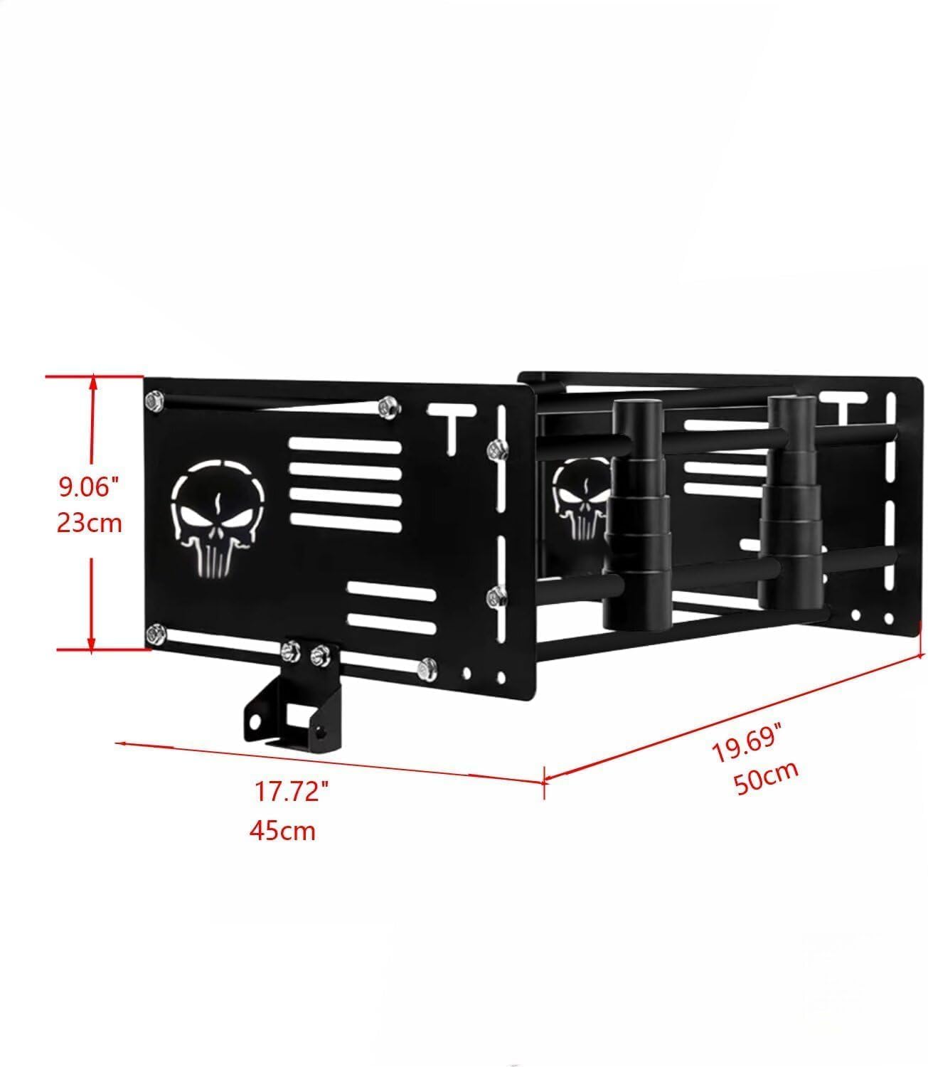 Harley Touring Luggage Rack - Wall Mount Storage for Tour Pack, Sissy Bar & Trunk | Fits Road King, Road Glide, Electra Glide, Street Glide & CVO Models | Perfect for Garage Organization & Motorcycle Accessory Storage (Luggage Rack-3)