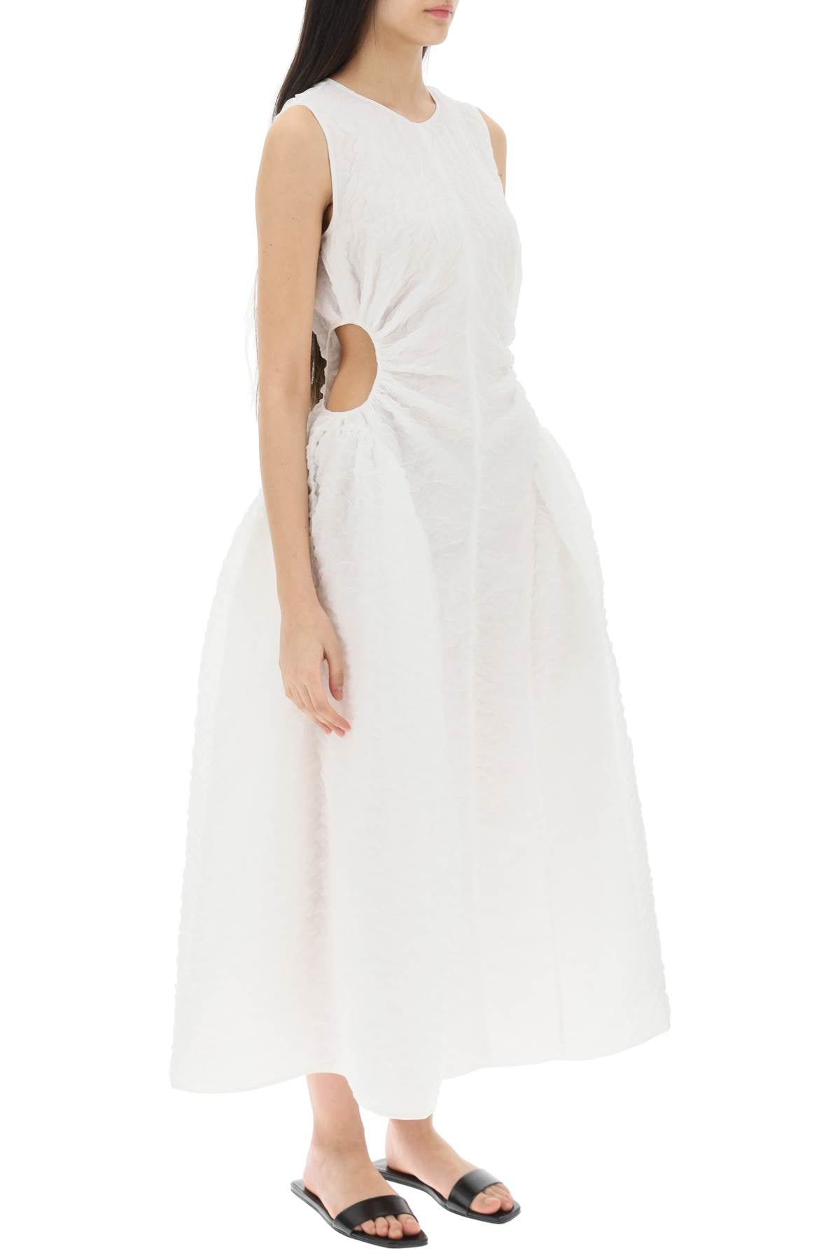 Cecilie Bahnsen Samara Midi Dress - Elegant Floral Print, Flowy A-Line Silhouette for Women | Perfect for Weddings, Parties & Summer Outings