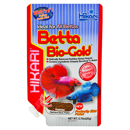 Hikari Tropical Betta Bio-Gold Fish Food - Premium Pellet Diet for Betta Fish Health & Color Enhancement - Ideal for Freshwater Aquariums & Fish Tanks