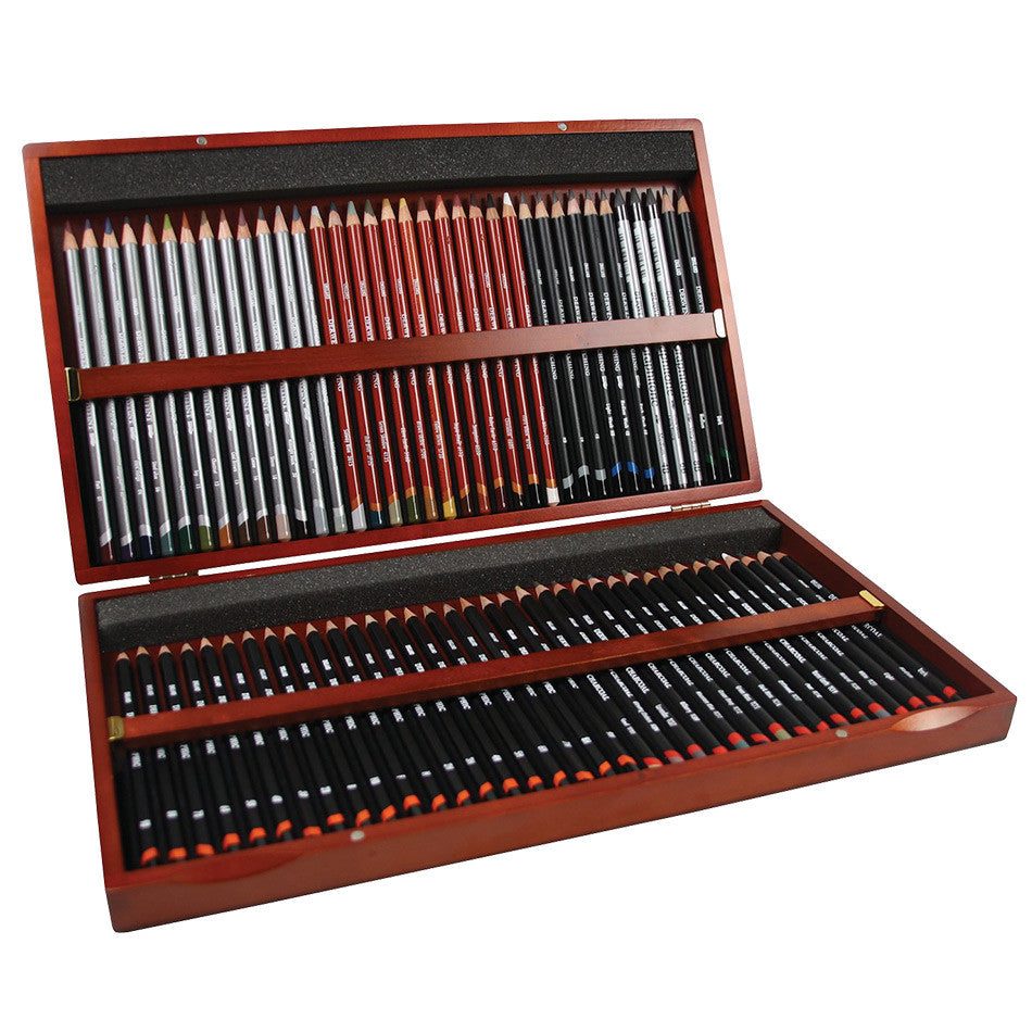 Derwent Sketching Pencils - 72 Piece Wooden Box Set for Artists & Sketching | Perfect for Drawing, Shading & Professional Artwork