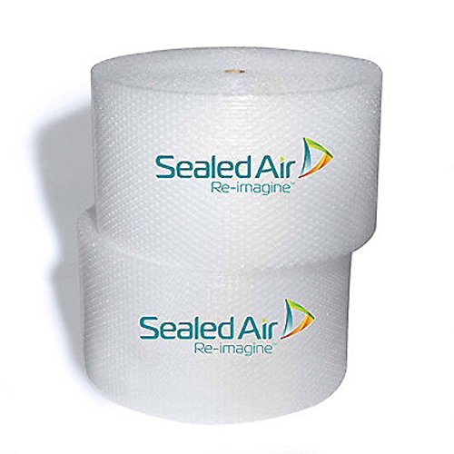 Sealed Air Premium Heavy Duty Industrial Strength Nylon Barrier Bubble Wrap - 90' Roll, ¾