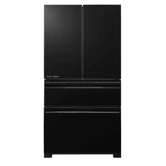 Mitsubishi Electric 564L French Door Refrigerator - Black | Energy Efficient Large Capacity Fridge for Modern Kitchen & Open Plan Living Spaces