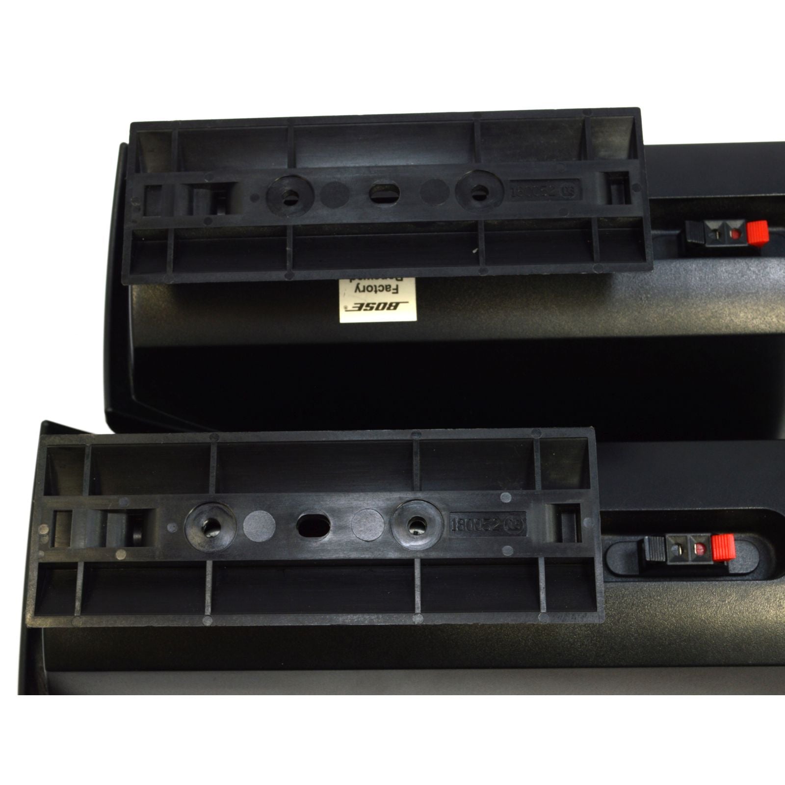 Refurbished BOSE 161 Bookshelf Speakers (Pair) - Black with Wall Mount Brackets - Perfect for Home Theater & Music Listening