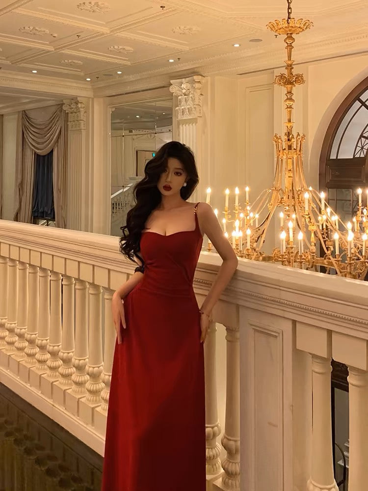 Elegant A-Line Burgundy Prom Dress for Evening Parties & Formal Events - J3260 | Perfect for Homecoming, Dances & Special Occasions