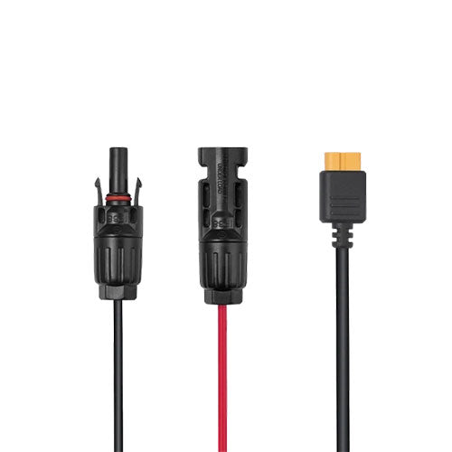 EcoFlow Solar to XT60/XT60i Charging Cable | Portable Solar Panel Adapter for Power Stations | Perfect for Camping, RV Trips & Emergency Power Backup