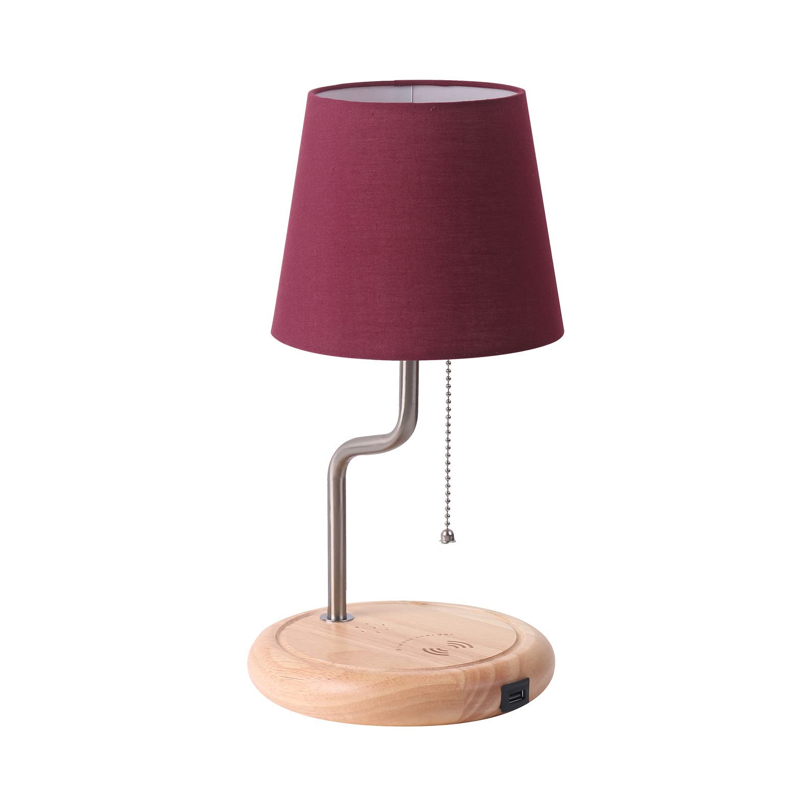 Comigeewa 3-in-1 LED Desk Lamp with Bluetooth Speaker & Wireless Charger - Adjustable Bedside Table Lamp for Home Office, Study, Nightstand (White) - Perfect for Reading, Working, and Relaxing with Music