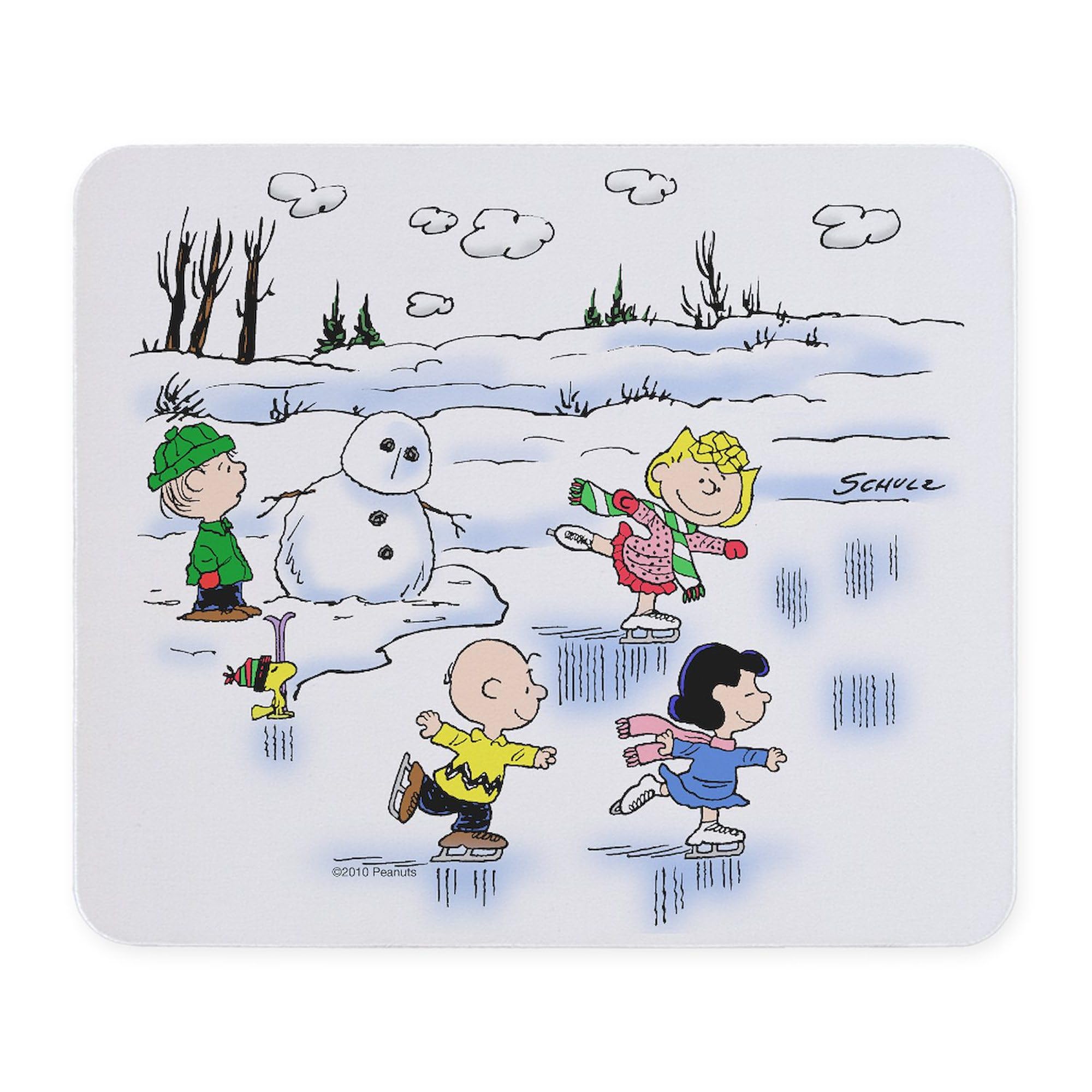 Non-Slip Rubber Gaming Mouse Pad with Snow Scene Design - Perfect for Office, Gaming & Home Computer Use