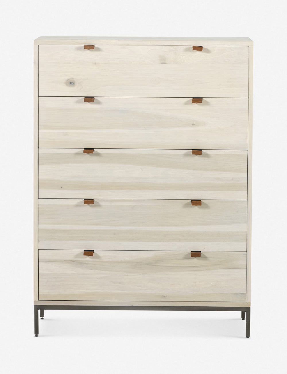 Rosamonde 5 Drawer Dresser - Modern Wooden Chest of Drawers for Bedroom, Living Room & Nursery - Perfect for Clothes, Toys & Home Storage Organization