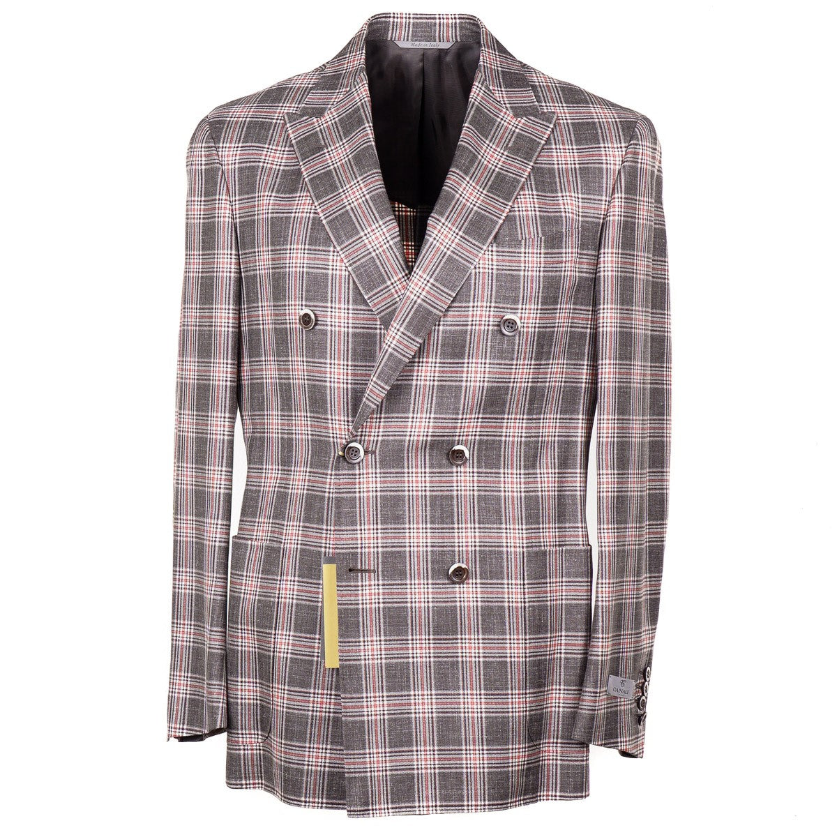 Premium Canali Wool Silk Linen 'Kei' Sport Coat for Men - Lightweight & Breathable Blazer for Business, Weddings & Formal Events