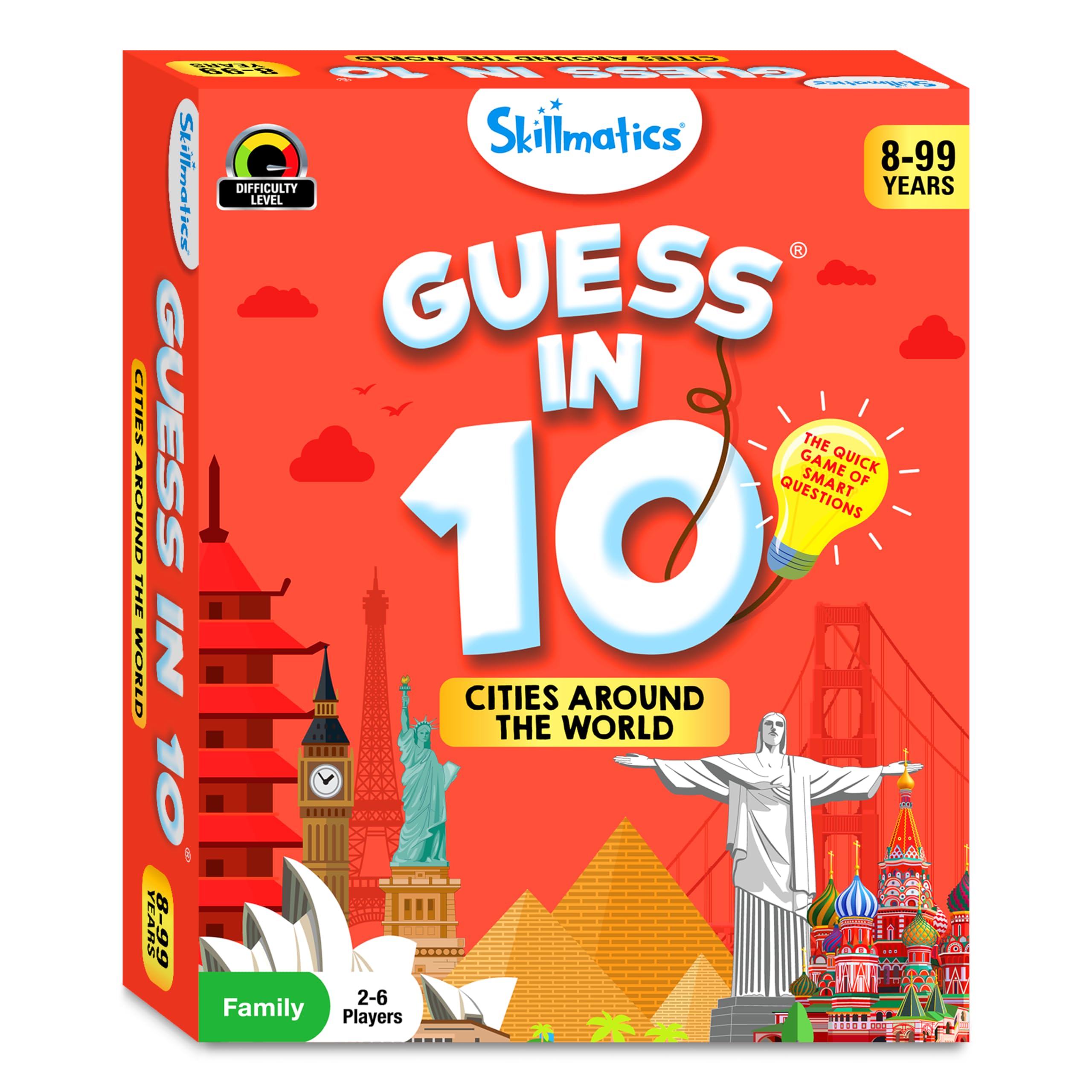 Skillmatics Guess in 10 Cities Around the World - Fun Educational Travel Card Game for Kids Ages 8+ | Geography & History Learning Toy | Perfect Gift for Boys & Girls Who Love Board Games | Great for Family Game Nights & Classroom Activities