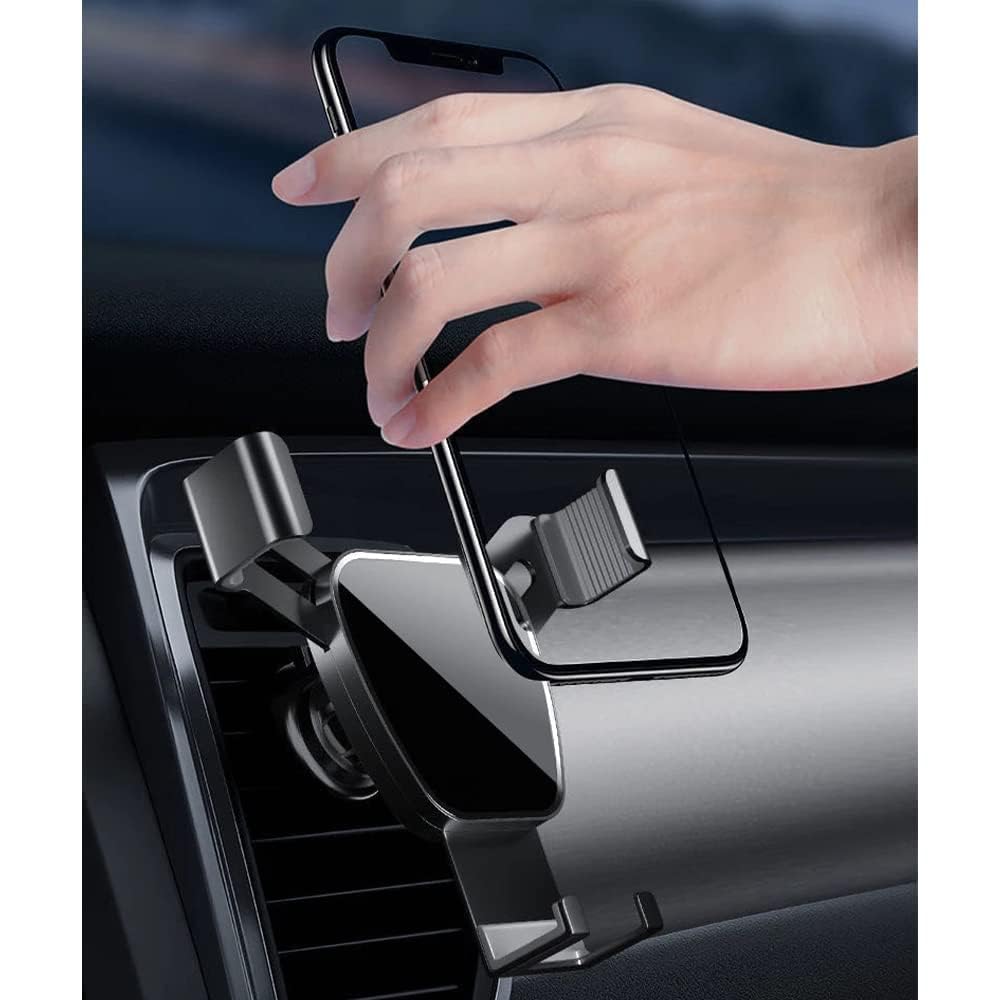 VODHXA Universal Car Phone Holder Mount - Adjustable & Rotatable for Alfa Romeo Mito 147 156 159 - Flexible Car Accessories for iPhone Samsung - Perfect for Commuting & Road Trips (Black)