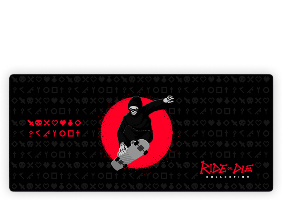 Ride or Die x Ghost A1 Aluminum Combo - Premium Skateboard Deck & Truck Set for Street & Park Riding | Durable Lightweight Aluminum Construction | Perfect for Skaters & Longboard Enthusiasts