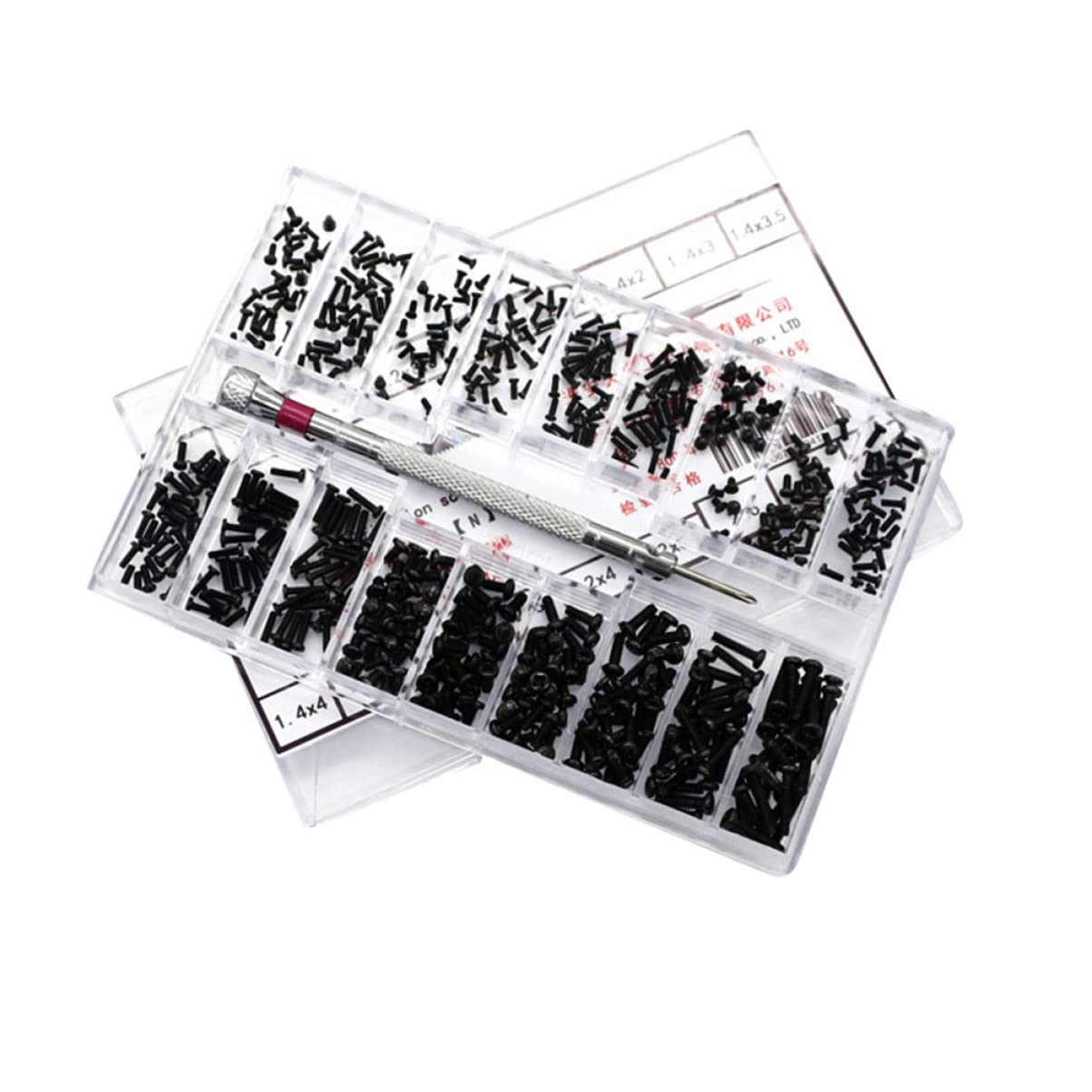 Mobestech 18 Carbon Steel Laptop Screws Assortment Kit - Flat Head Countersunk Screws for Computers, Laptops, and Electronics Repair - Perfect for DIY Repairs, Upgrades, and Maintenance