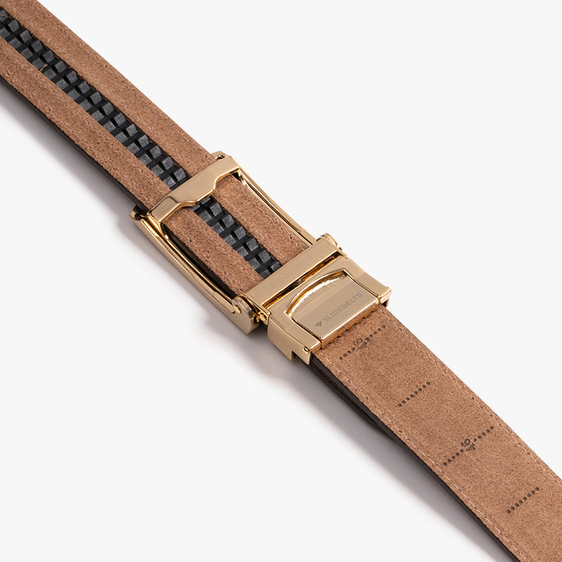 Premium Brown Full Grain Leather Belt for Men - Durable & Stylish Dress or Casual Wear - Perfect for Office, Business, and Everyday Use
