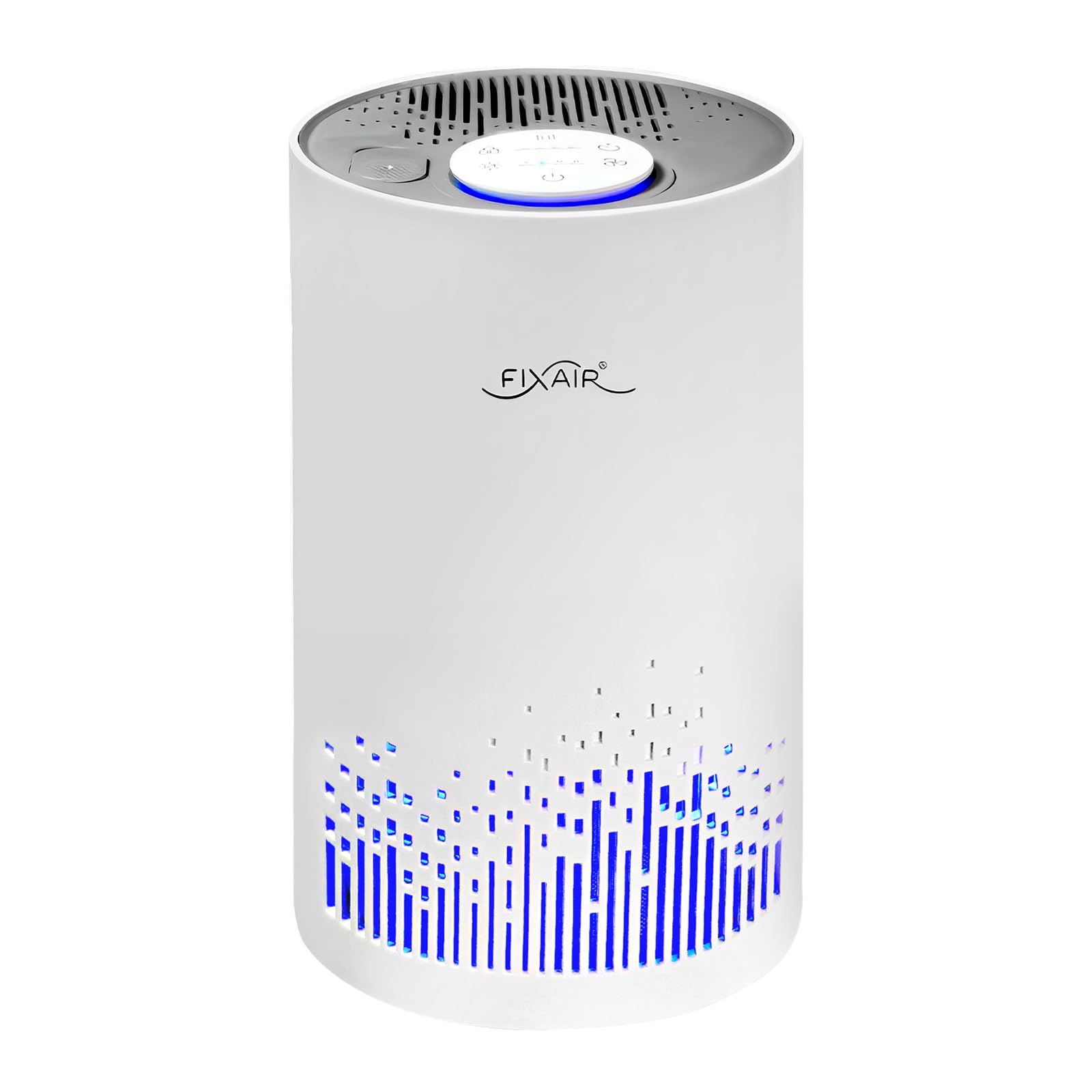 FIXAIR Portable Air Purifier with H13 True HEPA Filter - Smoke, Pollen, Pet Dander & Odor Eliminator for Large Rooms, Office, Bedroom, Dorm - Essential Oil Diffuser & Sleep Mode - Perfect for Allergy Relief & Home Air Freshening