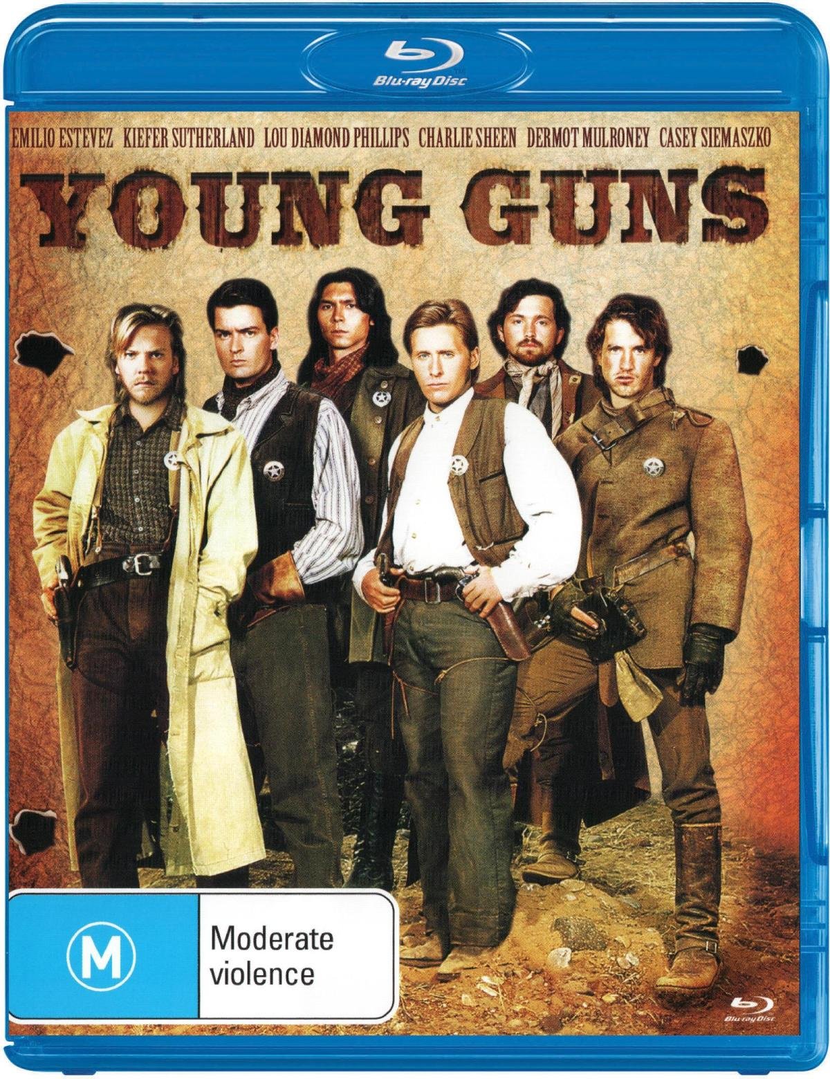 Young Guns [Blu-ray] - Classic Western Action Movie for Home Theater & Movie Night Entertainment