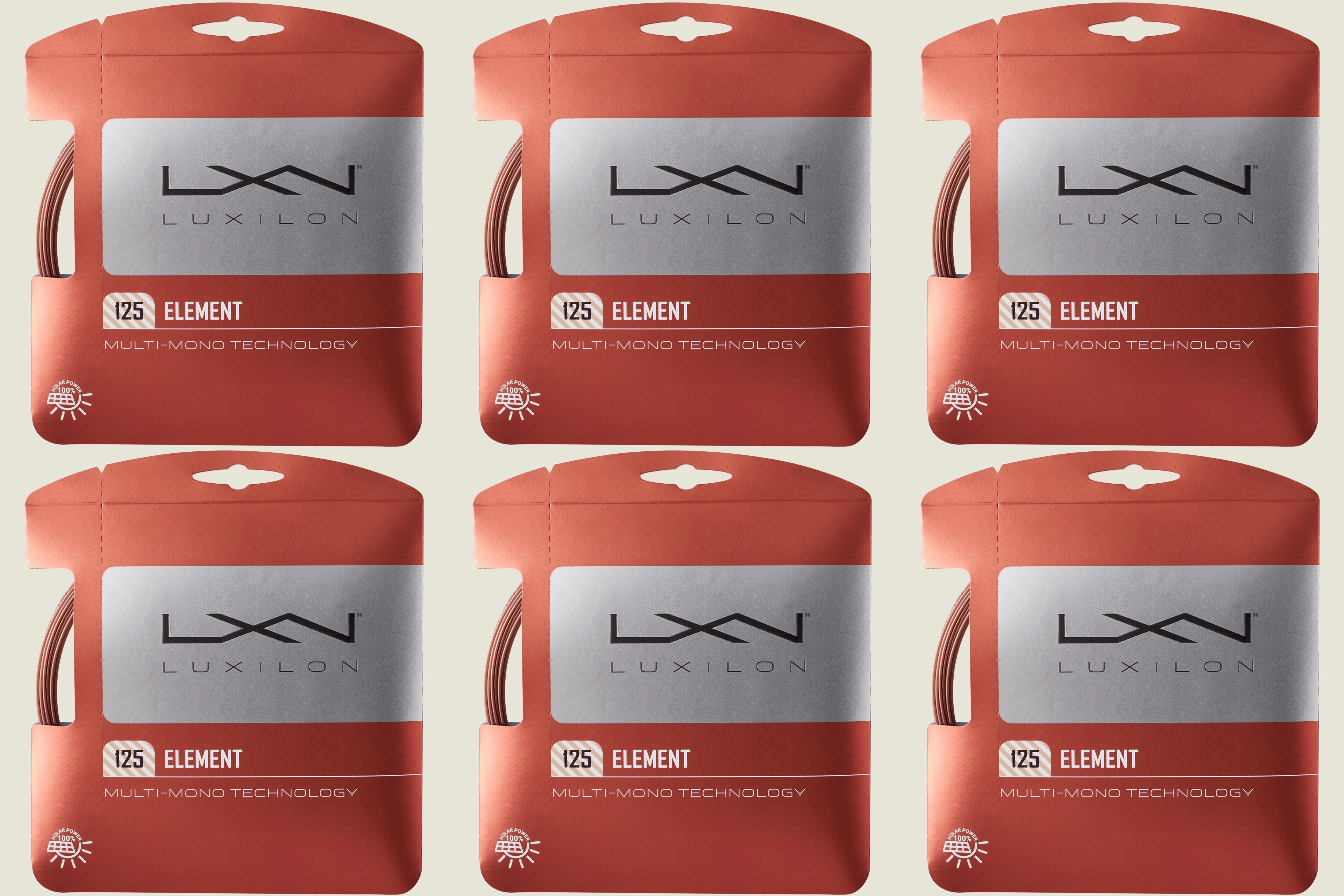 Luxilon Element Bronze Tennis String - High Performance Tennis Racket String for Control & Spin | Perfect for Competitive Play & Training Sessions