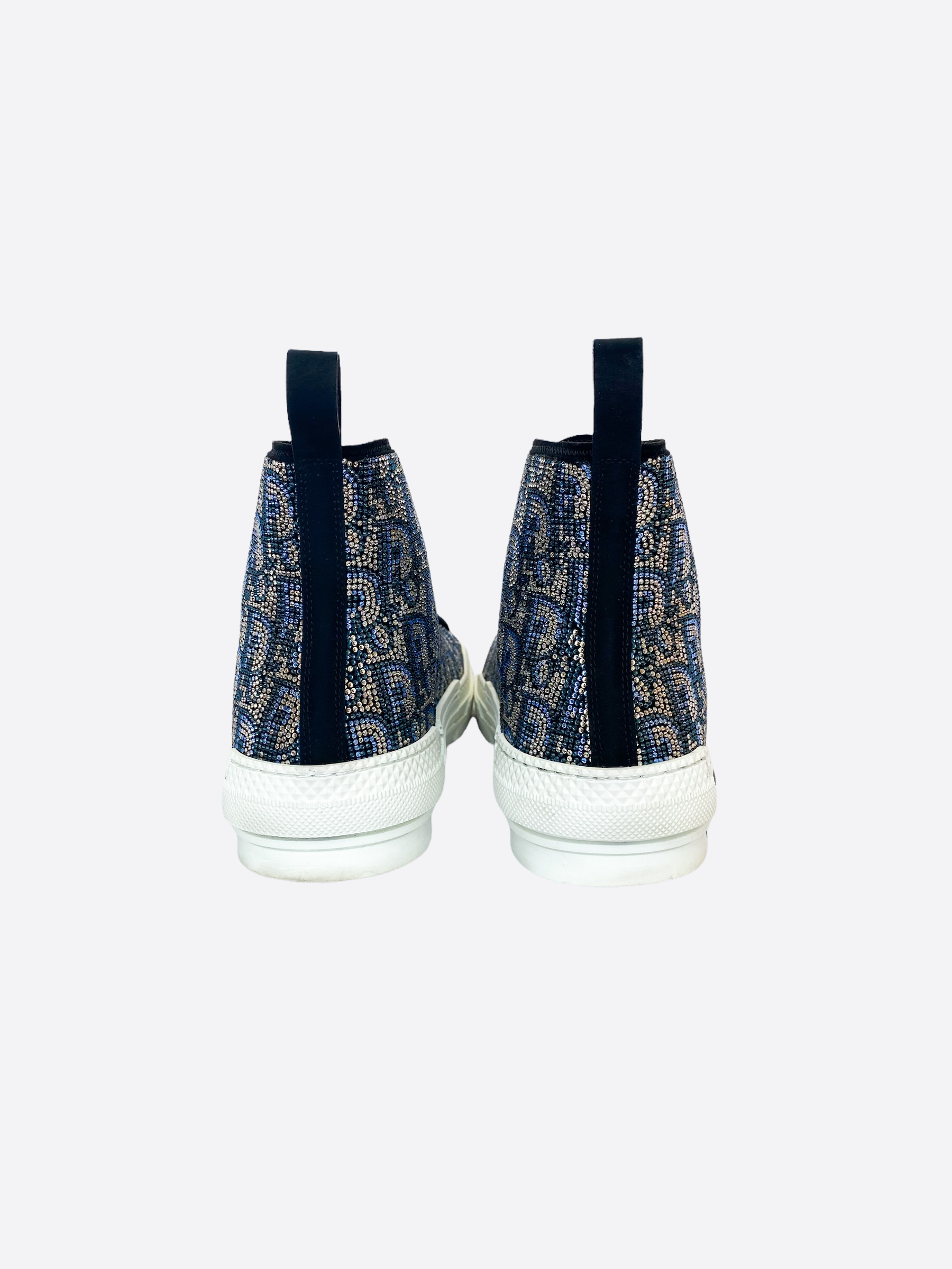 Dior B23 High Top Sneakers Limited Edition with Swarovski Crystals - Luxury Fashion Sneakers for Men & Women | Perfect for Parties, Date Nights & Streetwear Outfits