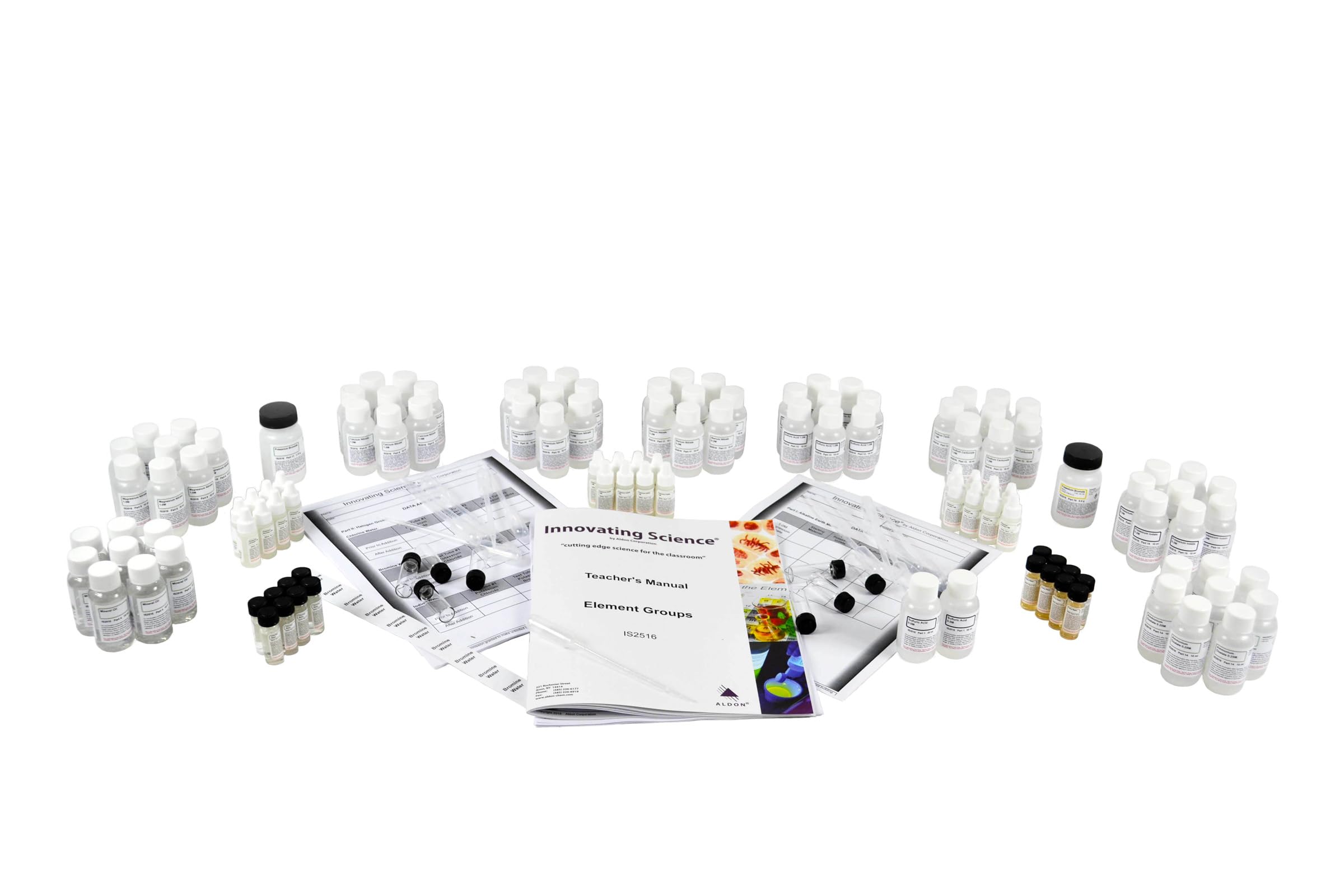 Aldon Innovating Science Element Groups Kit - Materials for 8 Student Groups | Perfect for Chemistry Classroom Experiments & STEM Education