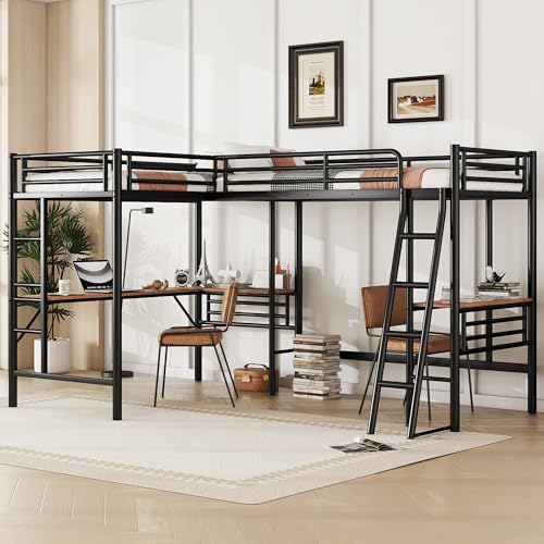 Black With 2 Desk