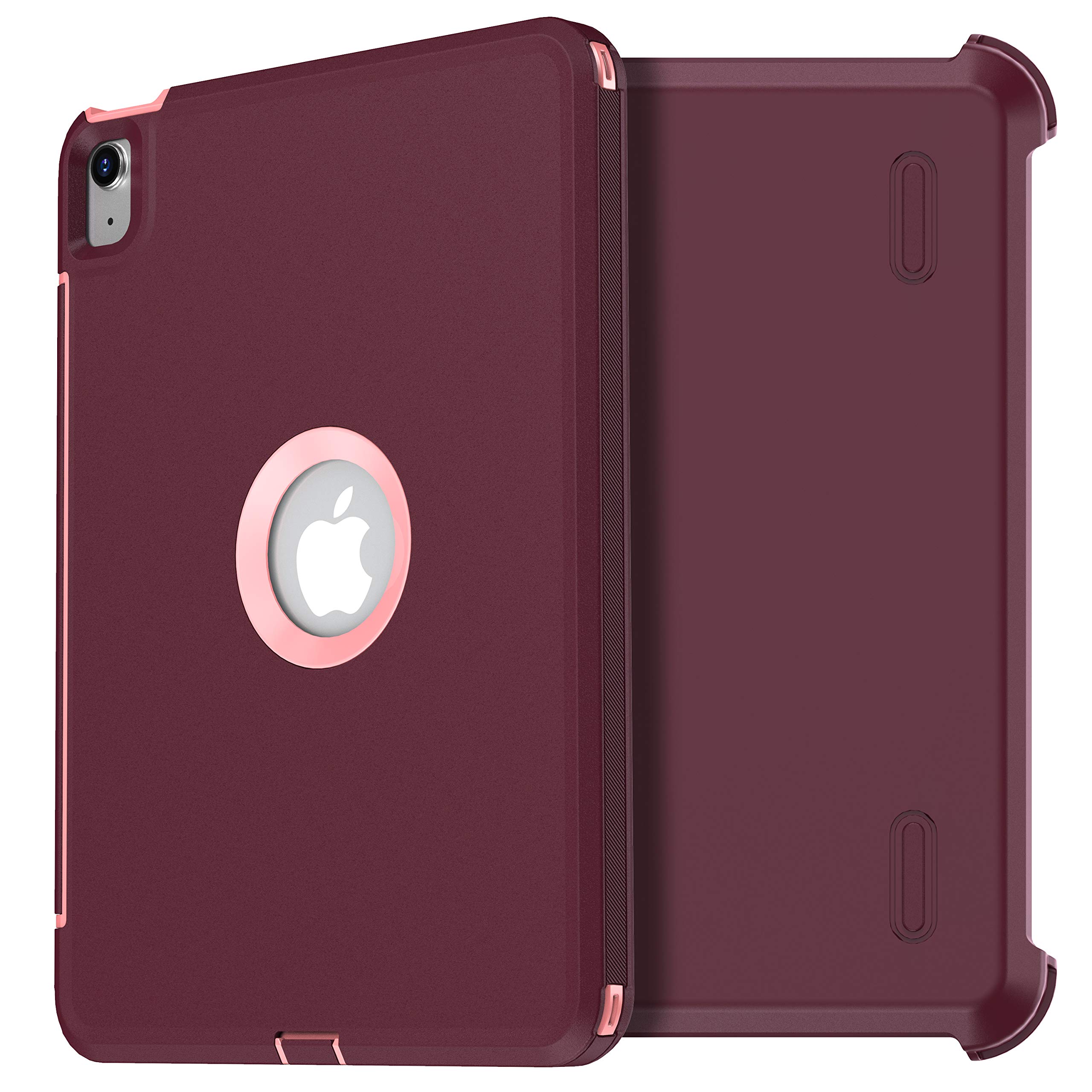 AICase Heavy Duty Rugged Shockproof iPad Air 10.9 Case - Triple Layer Protection for iPad Air 4th/5th Gen (2020/2022) | Purple & Red | Perfect for Outdoor, Travel & Daily Use