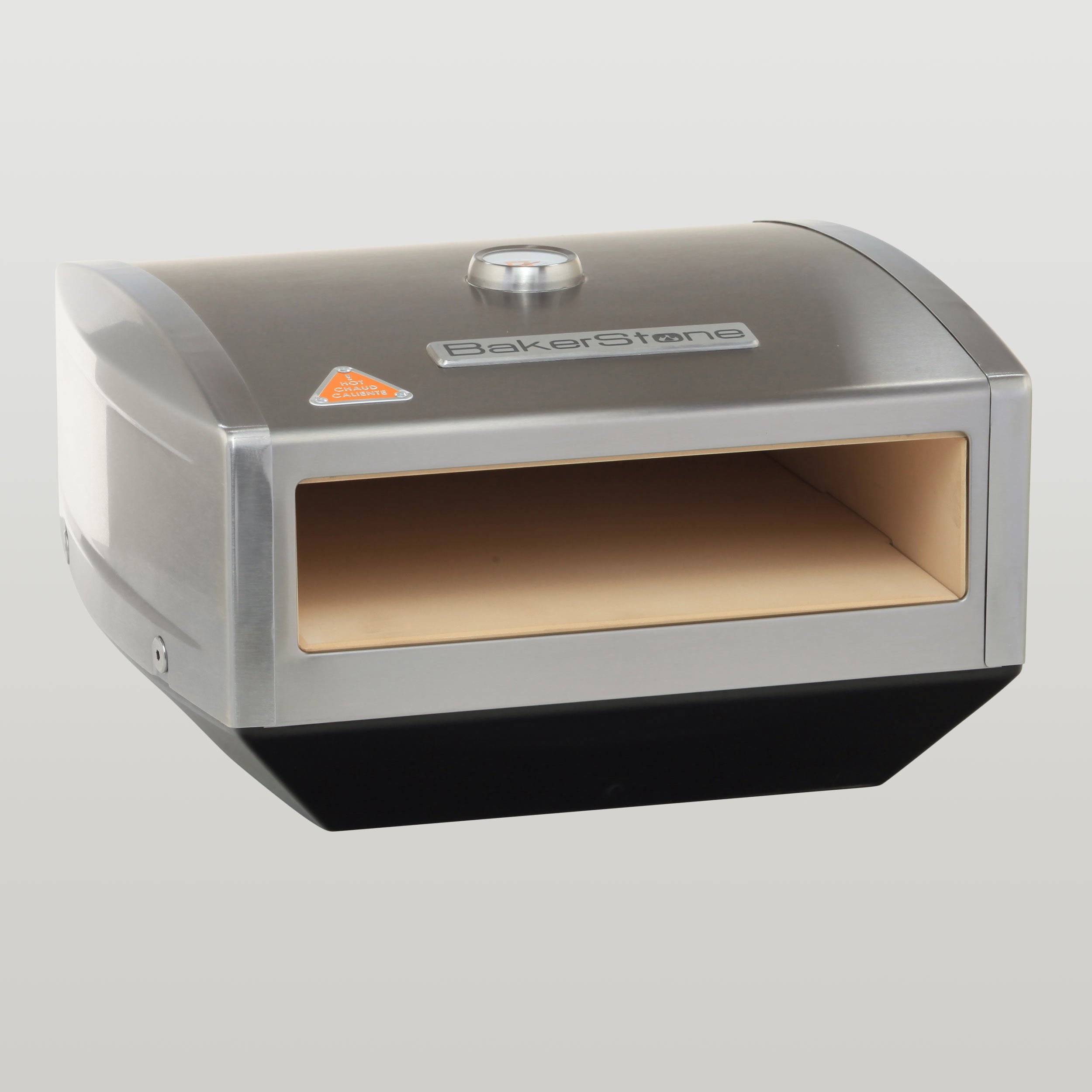 BakerStone Pizza Box - Portable Gas Stove Top Pizza Oven with Stainless Steel Construction | Perfect for Outdoor Camping, Backyard BBQs & Home Pizza Making