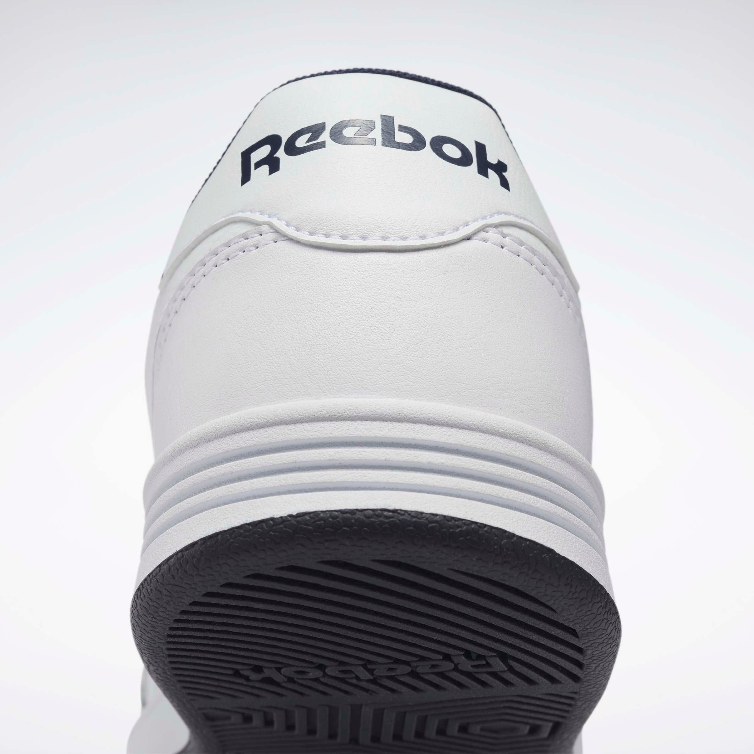 Reebok Court Advance Men's Sneakers - White/Vector Navy/White | Comfortable Tennis Shoes for Casual Wear & Gym Workouts