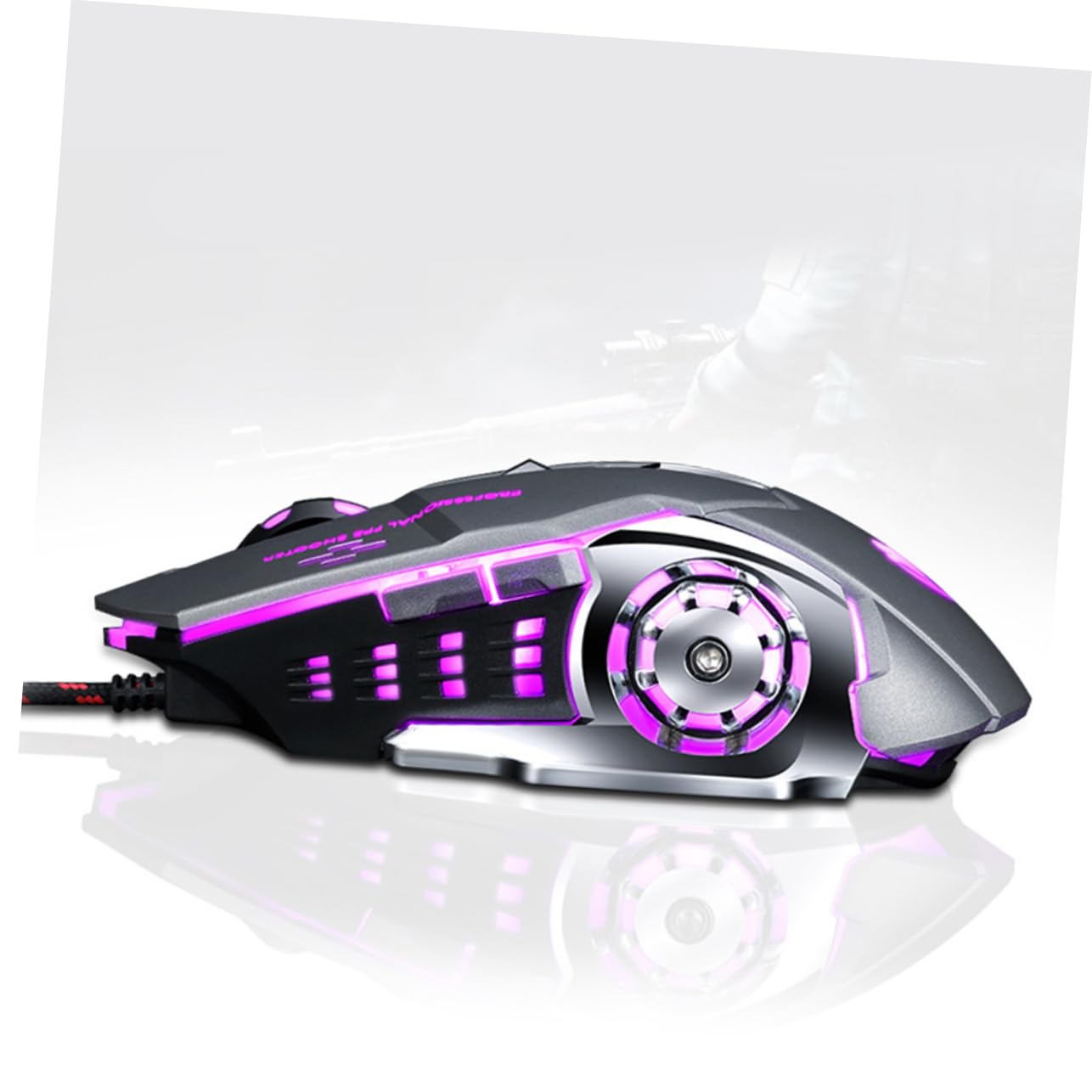 Gadpiparty 2 Pack Wired Gaming Mouse - USB Optical Computer Mouse with Ergonomic Design for PC, Laptop, Office & Gaming - V6 Mechanical Corded Mouse (Great for Work, Gaming & Everyday Use)