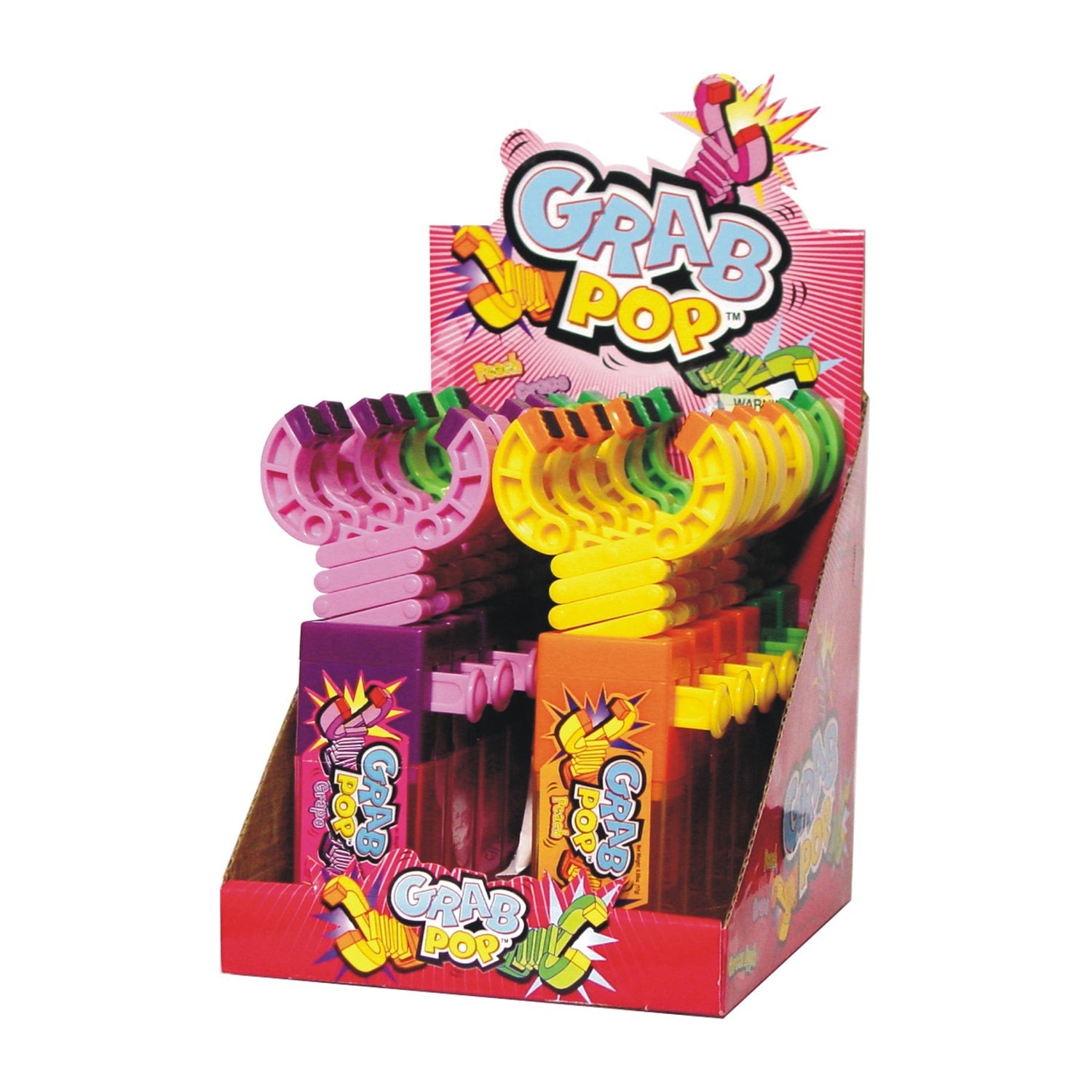 Kidsmania Grab Pop - 12 Count Box | Fun Party Favors for Kids, Birthday Goodie Bags & Classroom Rewards