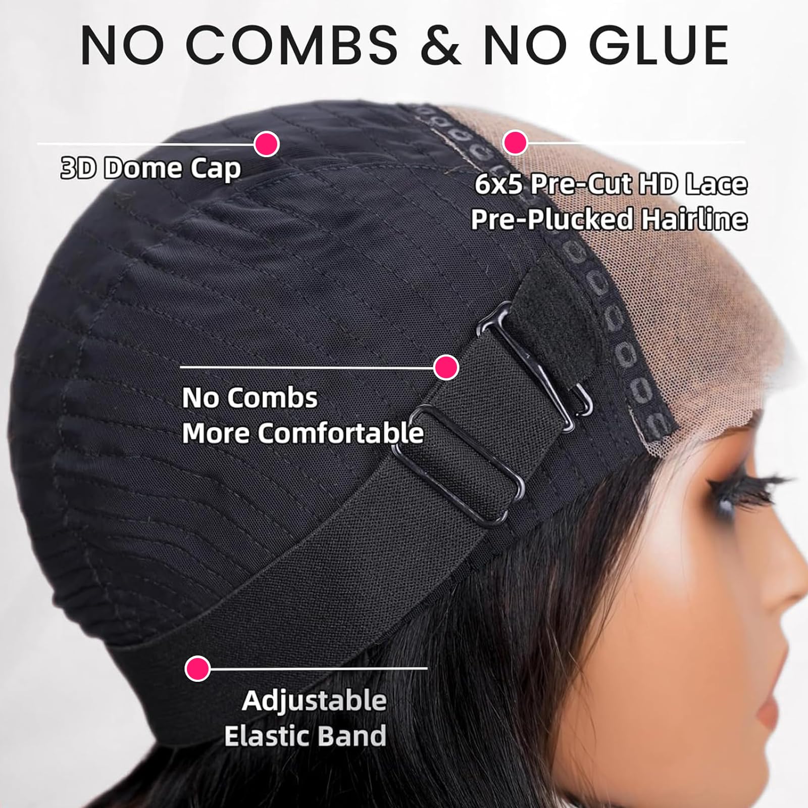 5x6 HD Lace Front Wig 10 Inch - 200% Brazilian Virgin Human Hair Glueless Bob Wig for Black Women | Bleached Knots, Pre-Plucked, Pre-Cut | Natural Black Color | Perfect for Daily Wear, Parties & Special Occasions