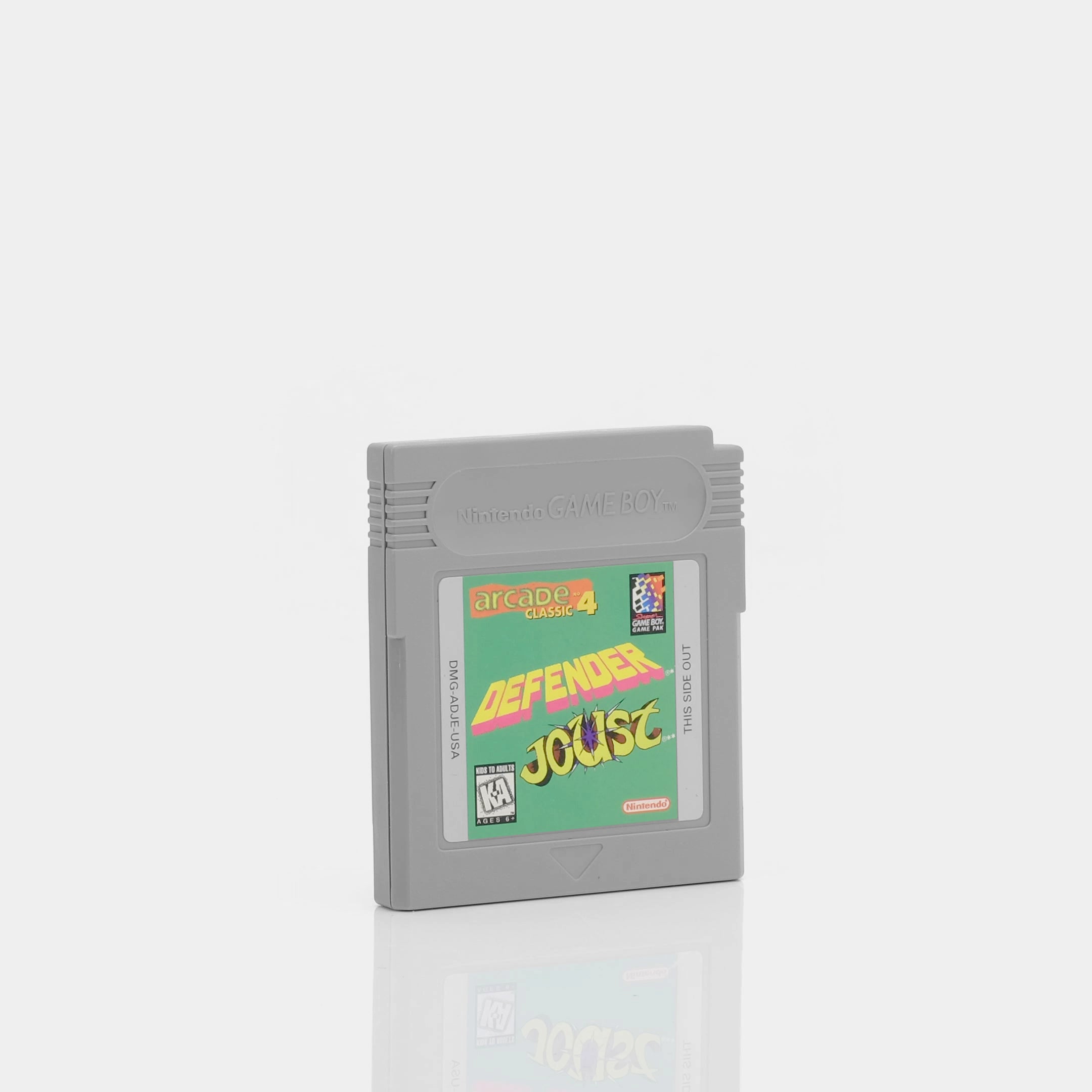 Arcade Classic 4: Defender and Joust - Retro Game Boy Video Game Cartridge for Nintendo | Perfect for Collectors and Vintage Gaming Enthusiasts