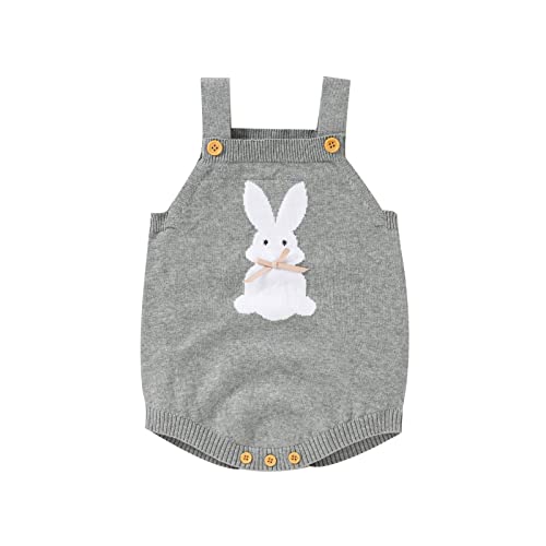 Rabbit Romper-grey