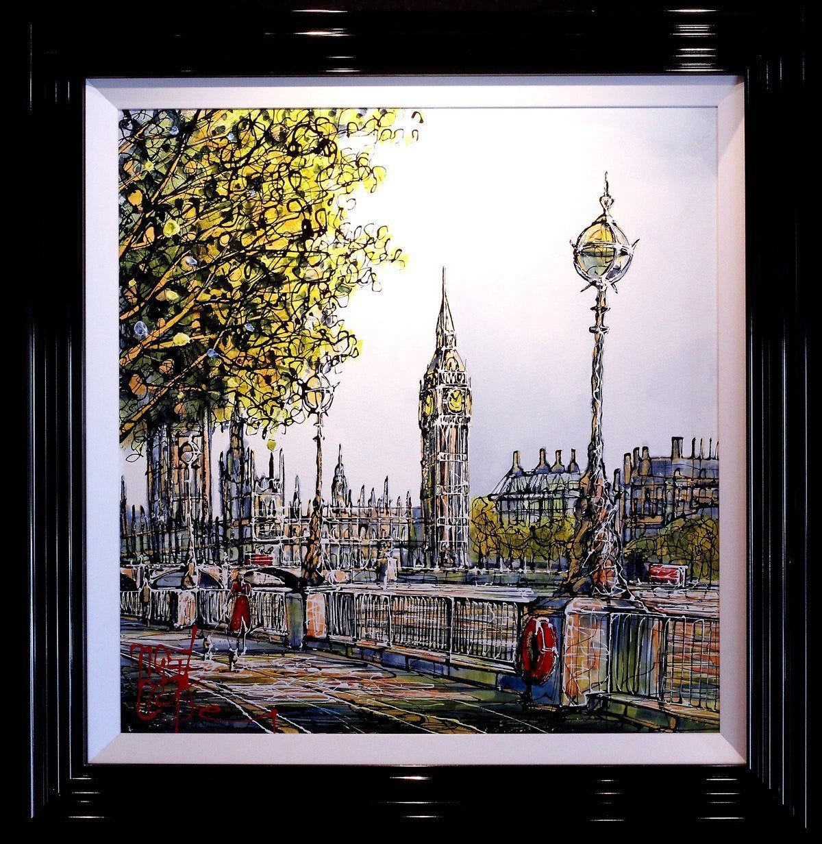 A Walk Along the Southbank - Premium Wall Art Print for Home & Office Decor - Perfect for Living Rooms, Bedrooms & Workspaces