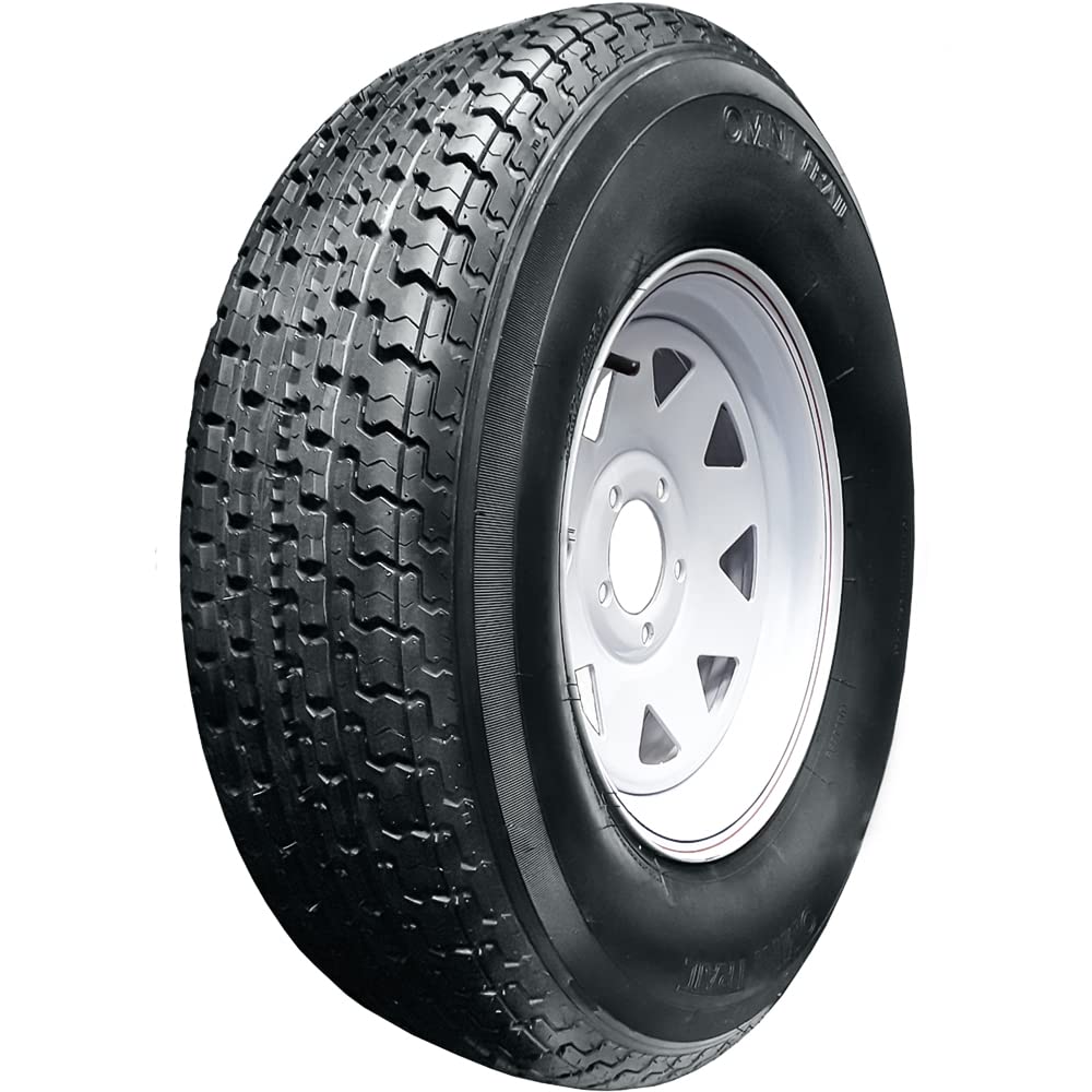 Omni Trail Radial Trailer Tire - ST205/75R15 8 Ply Load Range D - Heavy Duty Trailer Tires for Boats, RVs & Utility Trailers - All-Season Performance for Smooth Towing