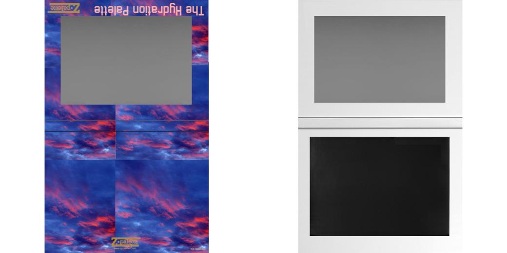 Custom Extra Large Z Palette - Magnetic Makeup Palette for Eyeshadows & Blush - Perfect for Professional Makeup Artists & Travel