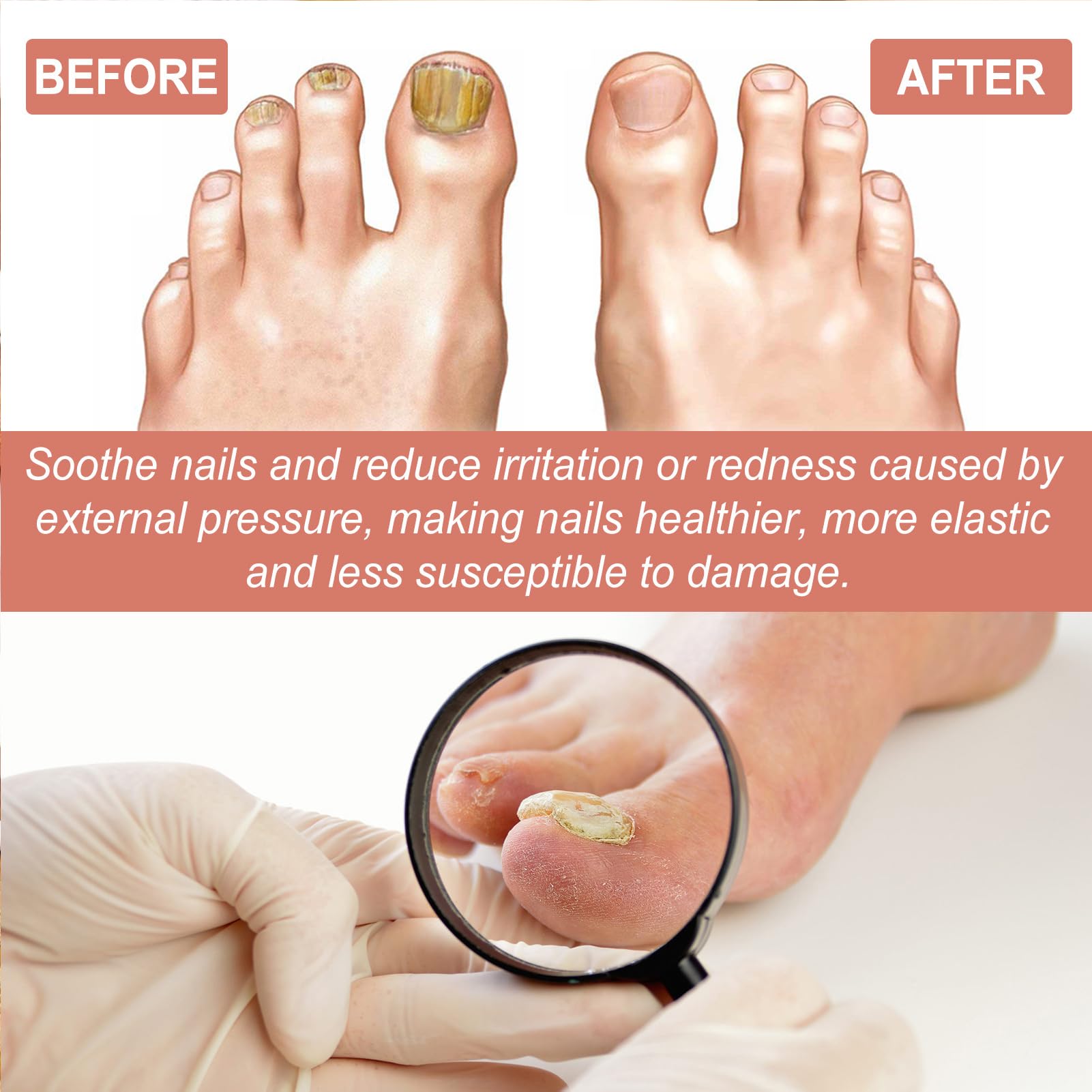 Best Nail Strengthening Cream & Repair Essence - Multi-Purpose Nail Growth Treatment for Damaged, Weak & Brittle Nails - Perfect for Salon, Home Care & Travel