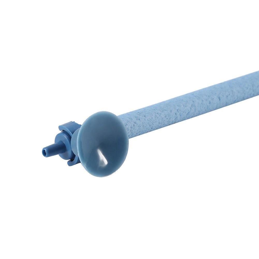 Fdit 7-Inch Aquarium Air Stone Bubble Diffuser - Aerating Oxygen Pump for Fish Tanks, Wall-Mounted Air Stone Tube Accessory | Perfect for Freshwater & Saltwater Aquariums, Fish Breeding Tanks, and Aquatic Plant Environments