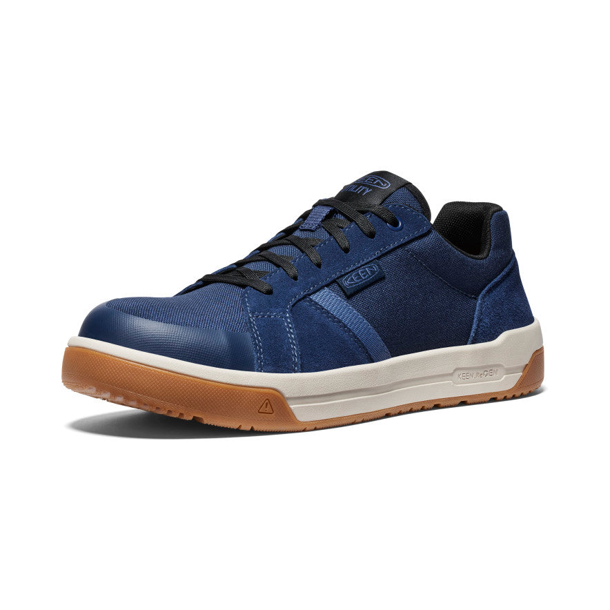 Kenton Men's Carbon Toe Work Shoes - Navy/Gum Color | Durable Safety Footwear for Construction, Warehouse & Industrial Work