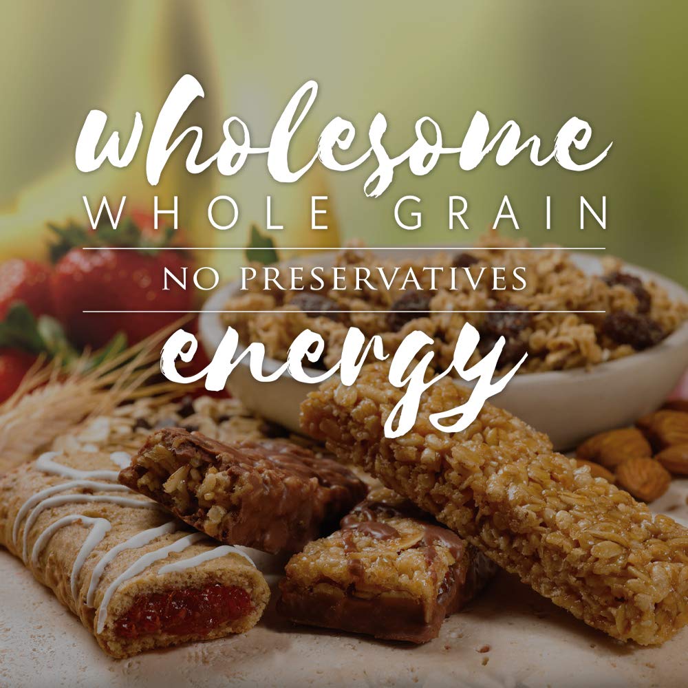 Sunbelt Strawberry Fruit Grain Bars 8-Pack - Healthy Snacks for On-the-Go