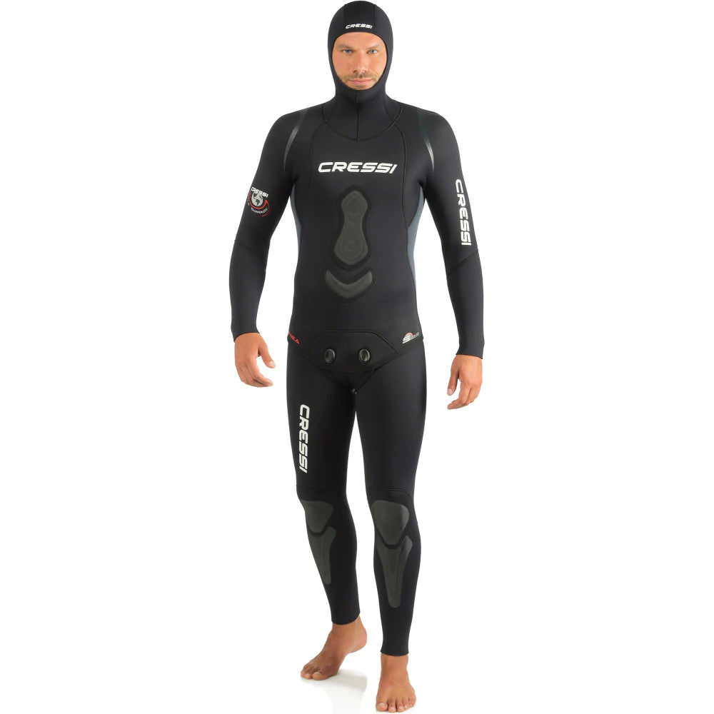 Cressi Apnea 7mm Neoprene Wetsuit for Scuba Diving, Spearfishing & Freediving - Warm & Flexible Cold Water Diving Suit