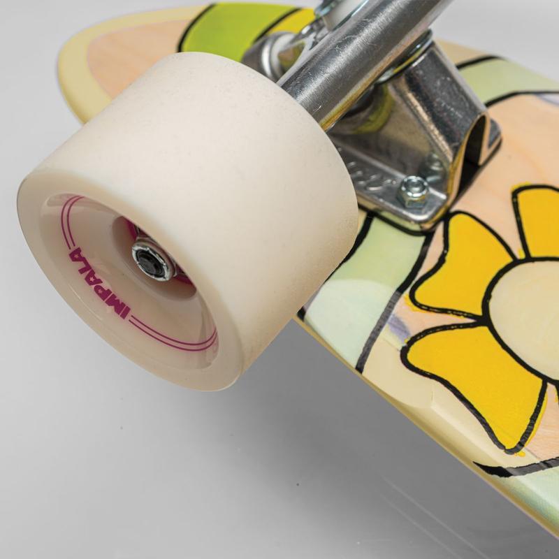 Impala 37 Inch Longboard Skateboard - Jupiter Series with Floral Surfy Birdy Design for Cruising, Carving & Downhill Riding - Perfect for Beginners & Advanced Skaters