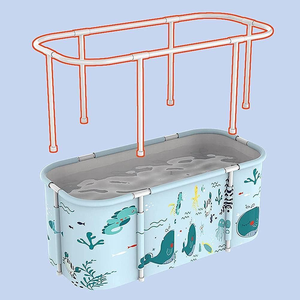 Luteti Portable Foldable Bathtub for Adults - Lightweight Spa Tub with Insulated Temperature Retention for Hot & Cold Therapy - Perfect for Home Relaxation, Muscle Recovery, and Small Spaces - Great for Stress Relief, Meditation, Yoga, Hydrotherapy & Apartment Bathing - Ideal Gift for Spa Lovers - Use in Apartments, Small Bathrooms, Home Spas & Post-Workout Recovery