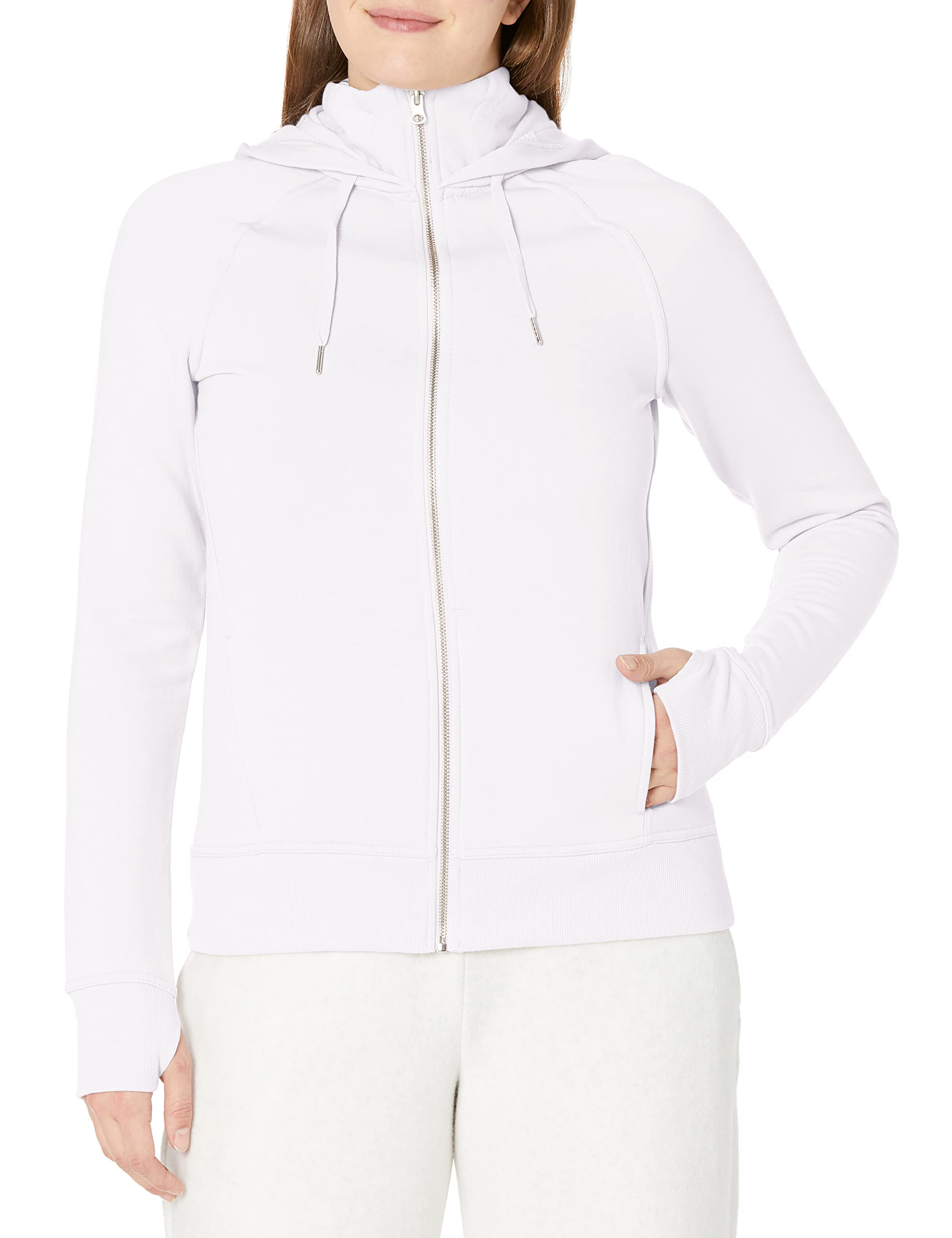 Jockey Women's Cozy Fleece Hooded Active Jacket - Lightweight Warm Workout Jacket for Running, Yoga & Outdoor Activities